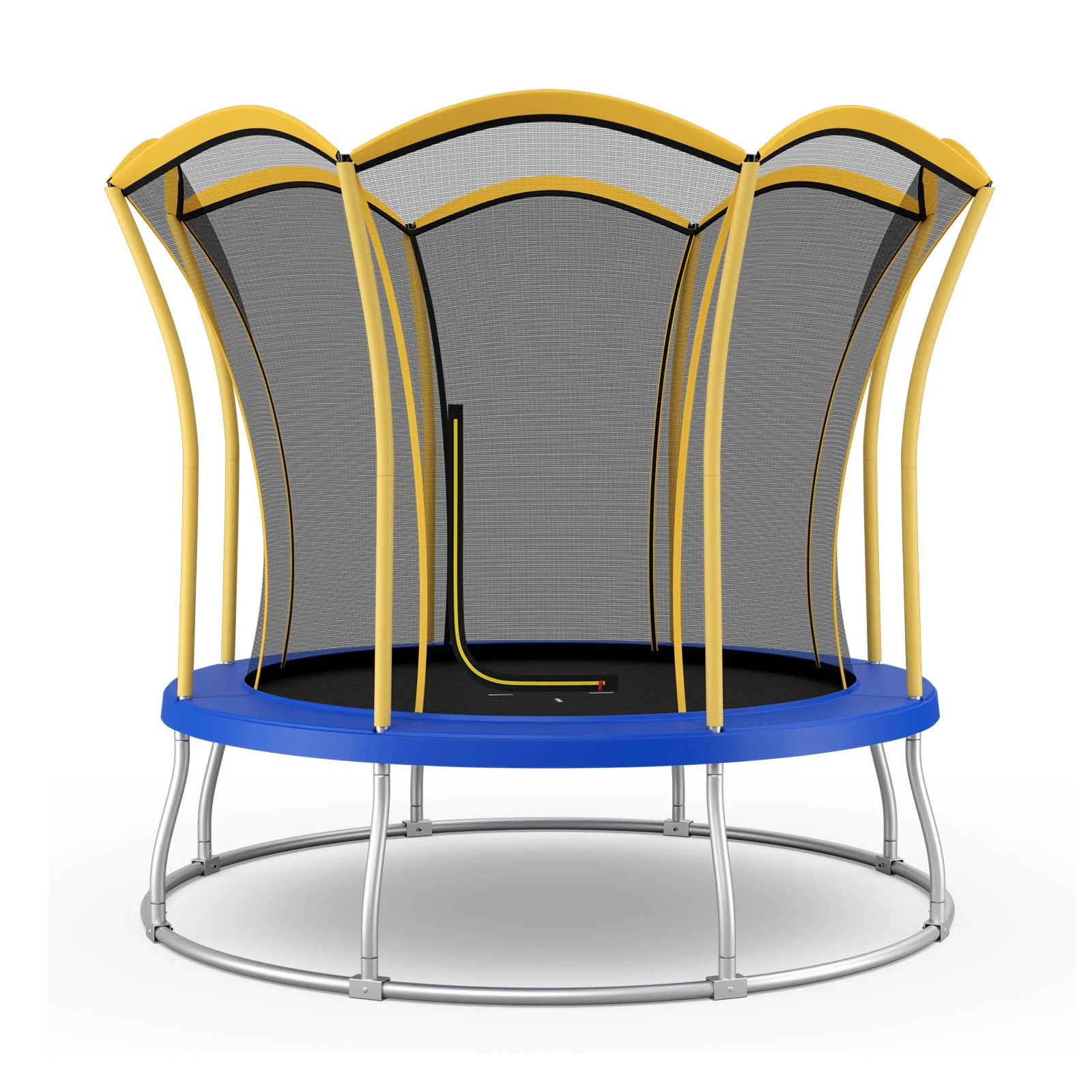 10 Feet Unique Flower Shape Trampoline with Galvanized Steel Frame - Image 10
