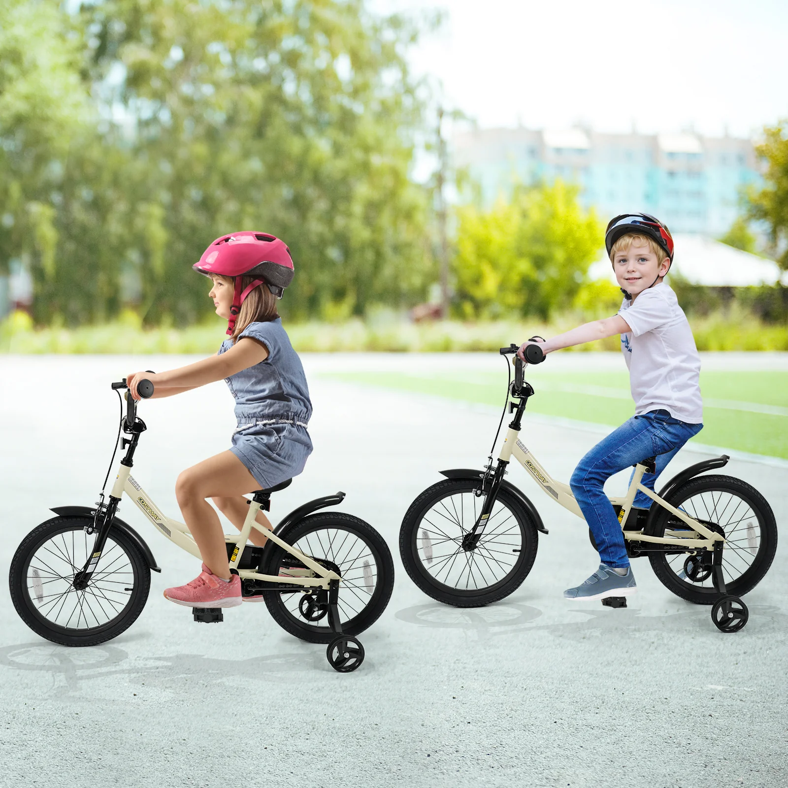 12 Inches Kids Bike Sport Bicycle with Removable Training Wheels - Image 18
