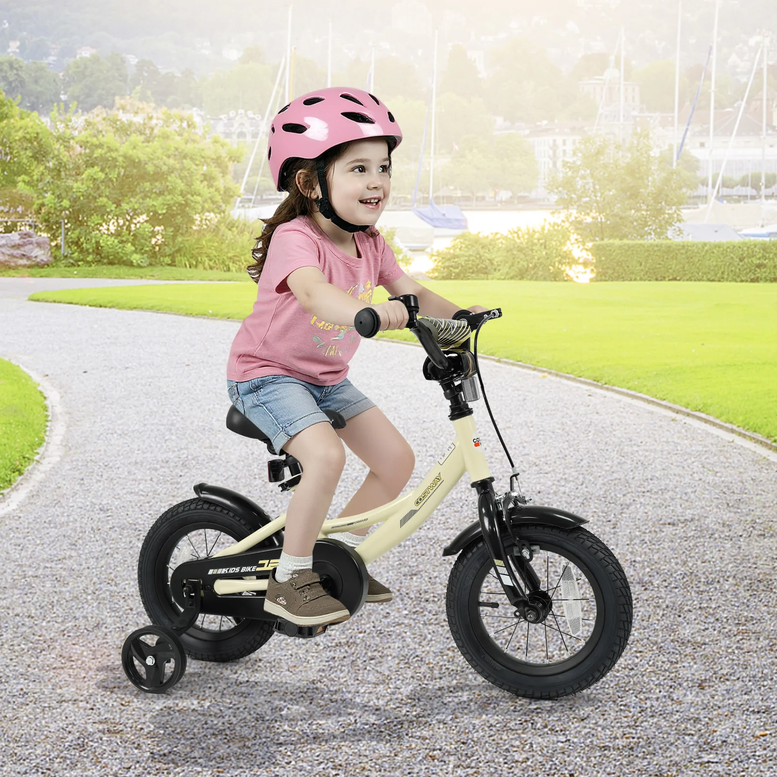12 Inches Kids Bike Sport Bicycle with Removable Training Wheels - Image 2
