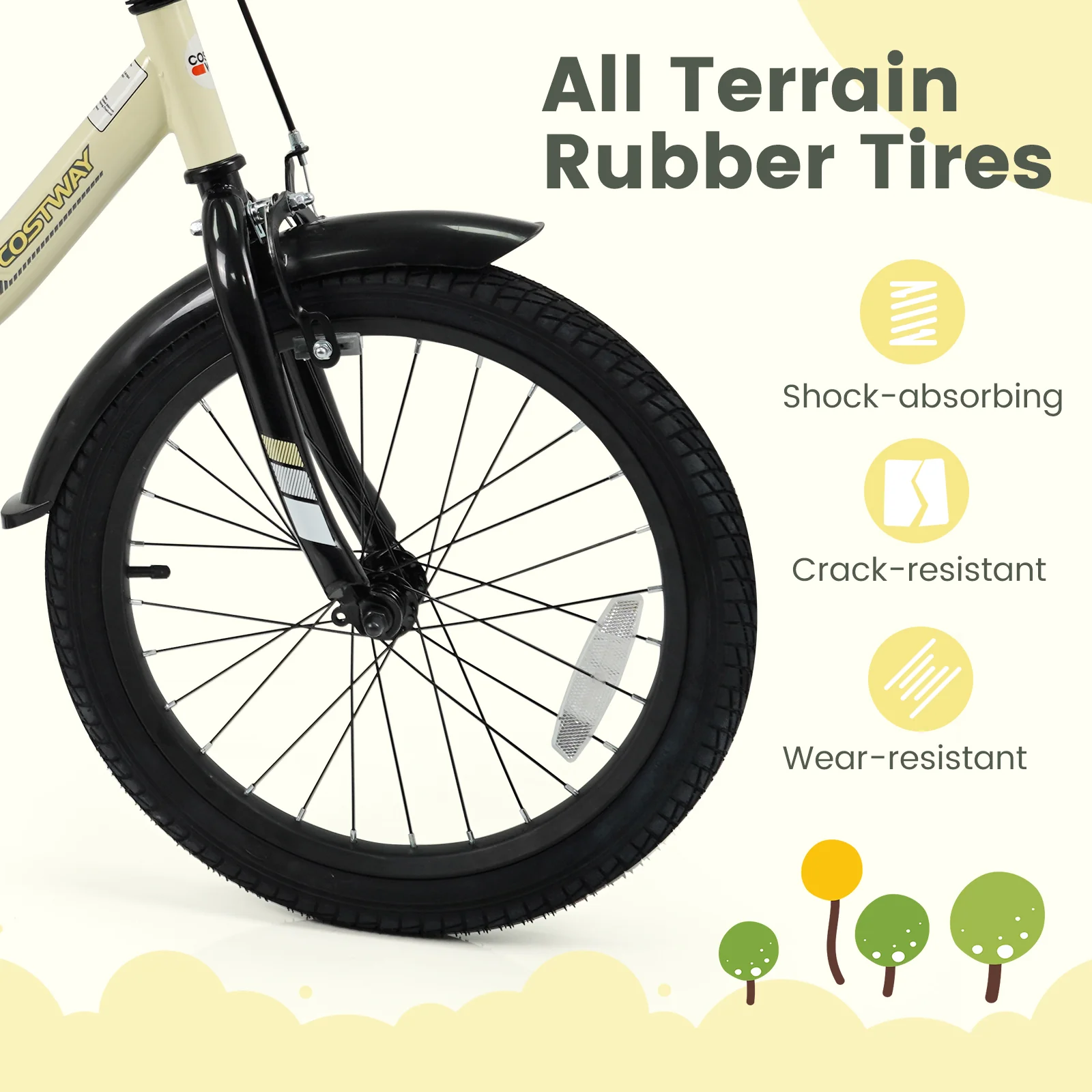 12 Inches Kids Bike Sport Bicycle with Removable Training Wheels - Image 21