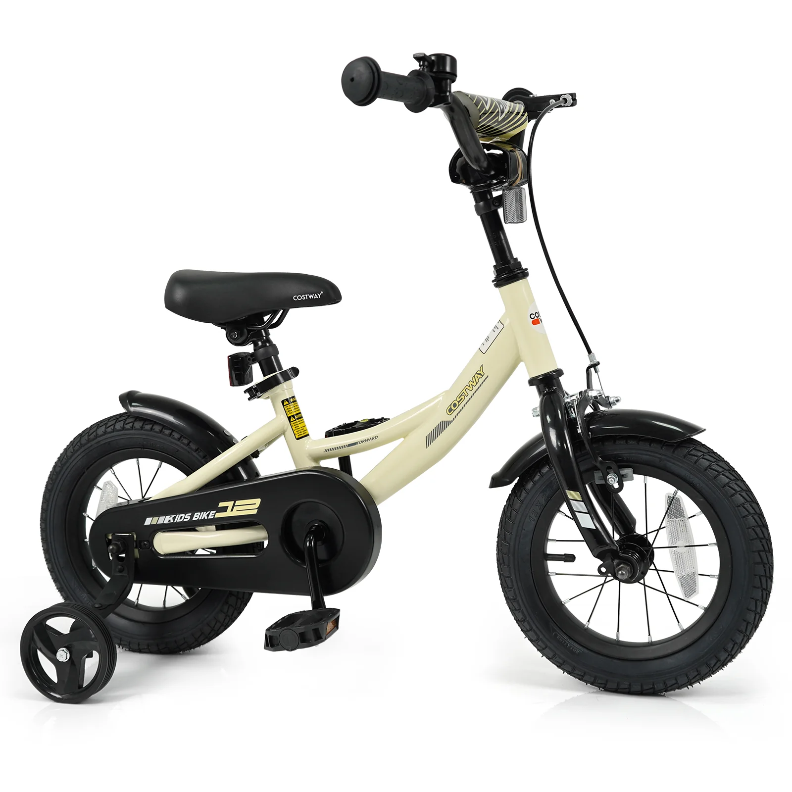 12 Inches Kids Bike Sport Bicycle with Removable Training Wheels - Image 3
