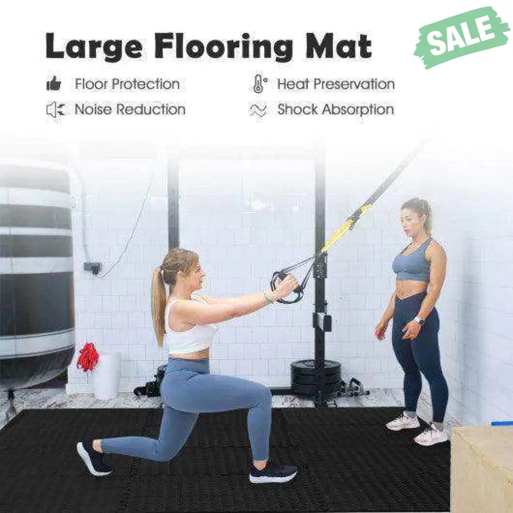 12 Pieces Puzzle Interlocking Flooring Mat with Anti-slip and Waterproof Surface - Image 13