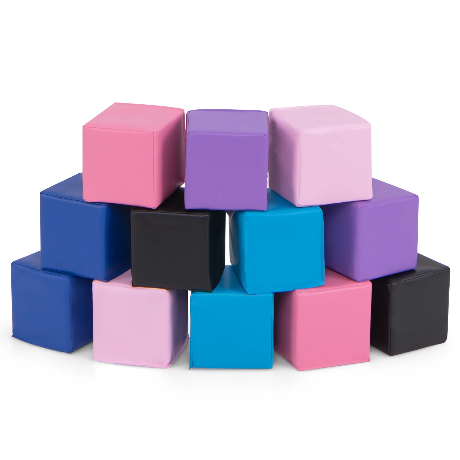12 Pieces Soft Foam Building Blocks Climbing Foam Cubes Set for Kids - Image 11