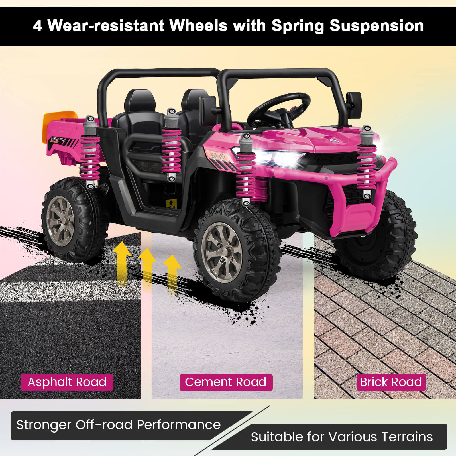 12V 2-Seater Kids Ride On Dump Truck with Dump Bed and Shovel - Image 32