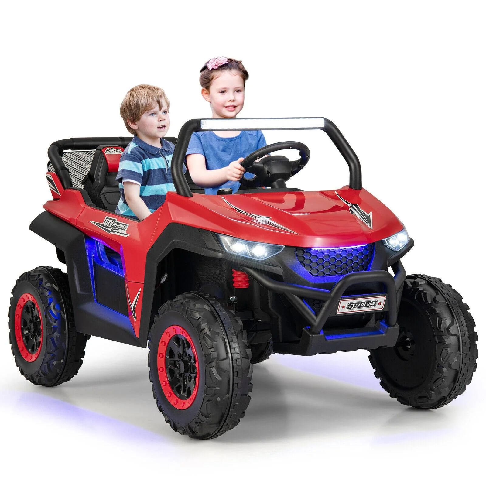 12V 2-Seater Kids Ride on UTV with Slow Start Function Music - Image 3