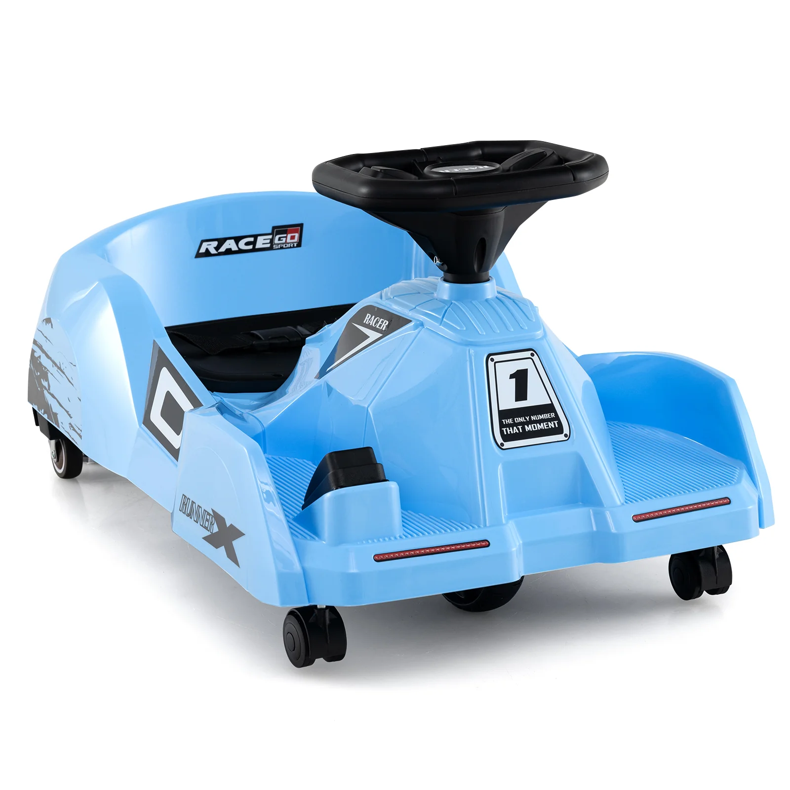 12V Electric Cleaning Go Kart with Detachable Mop and Remote Control - Image 2