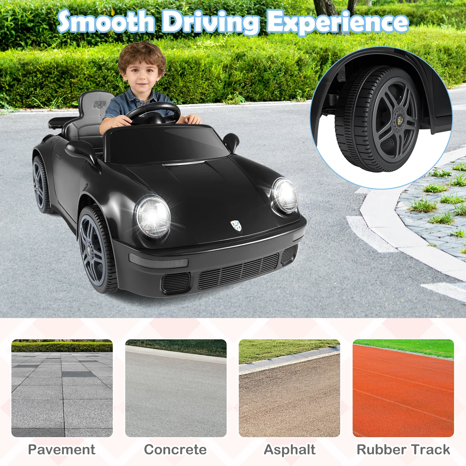 12V Electric Ride On Car Licensed RUFÂ CTR with Remote Control and Music - Image 16