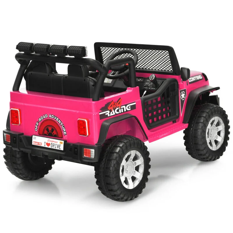 12V Kids Electric Ride On Truck with Remote Control and Operation Lever - Image 16