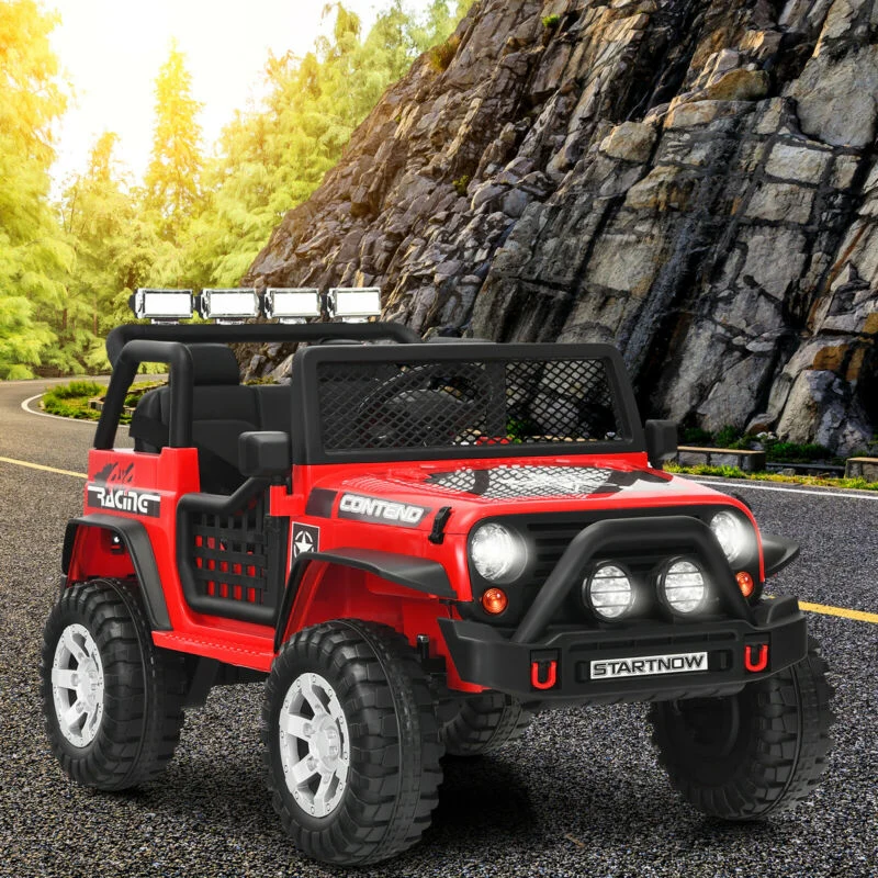 12V Kids Electric Ride On Truck with Remote Control and Operation Lever - Image 17
