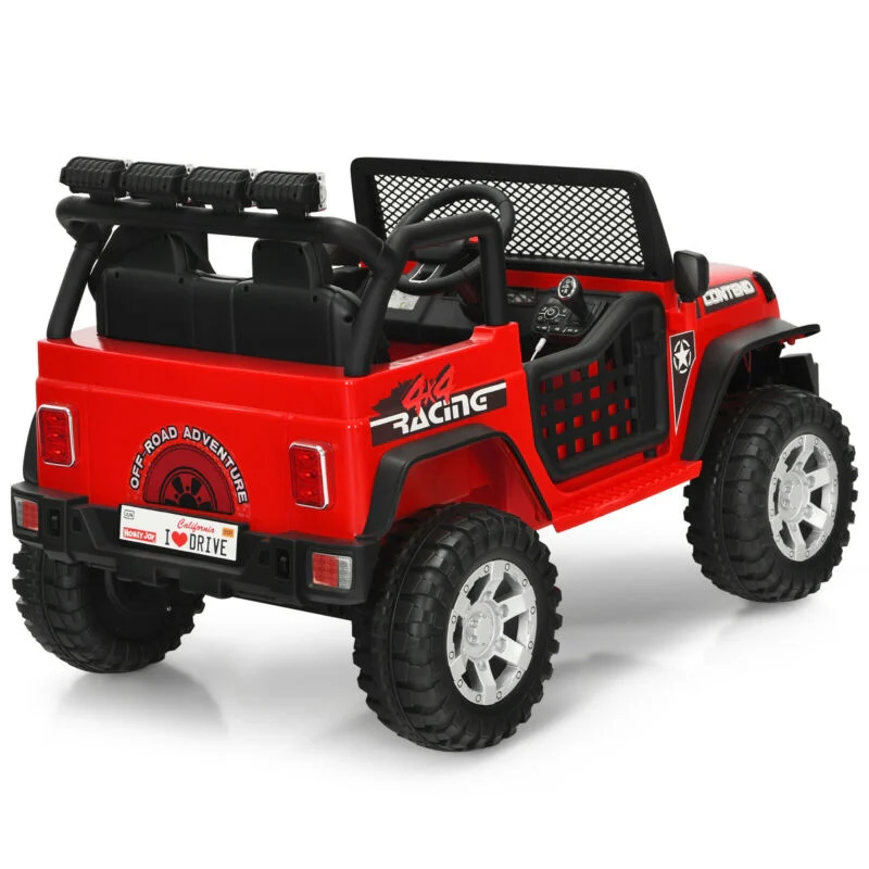 12V Kids Electric Ride On Truck with Remote Control and Operation Lever - Image 22