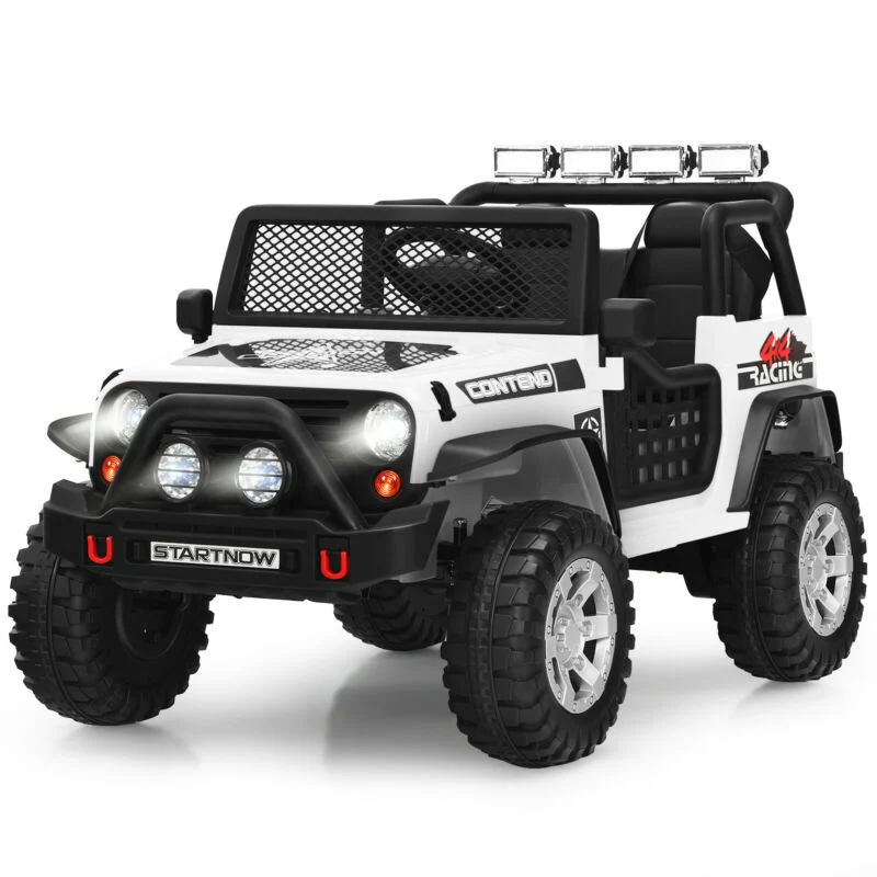 12V Kids Electric Ride On Truck with Remote Control and Operation Lever - Image 27