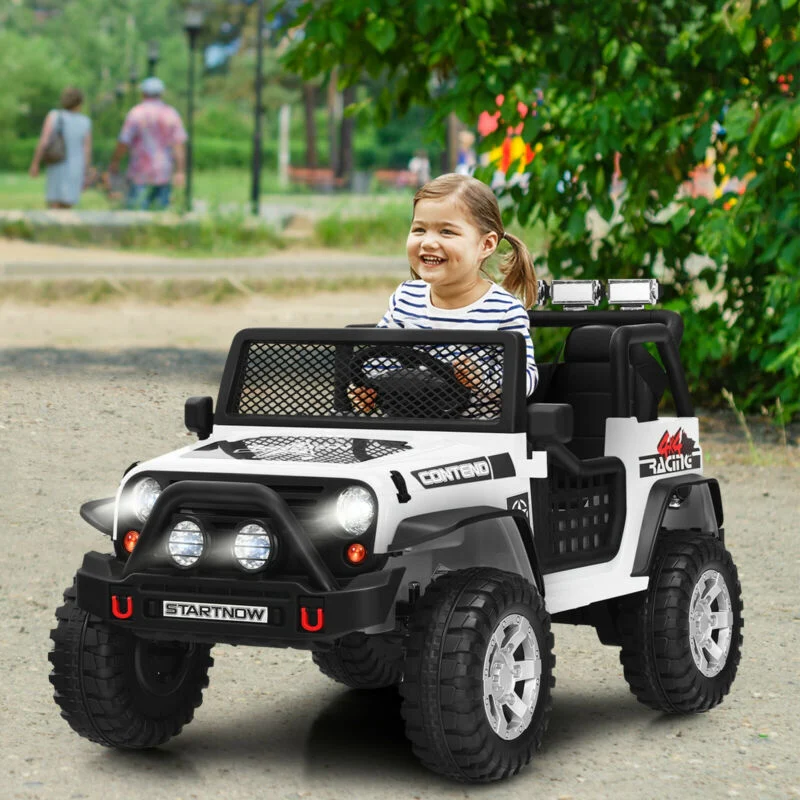 12V Kids Electric Ride On Truck with Remote Control and Operation Lever - Image 30