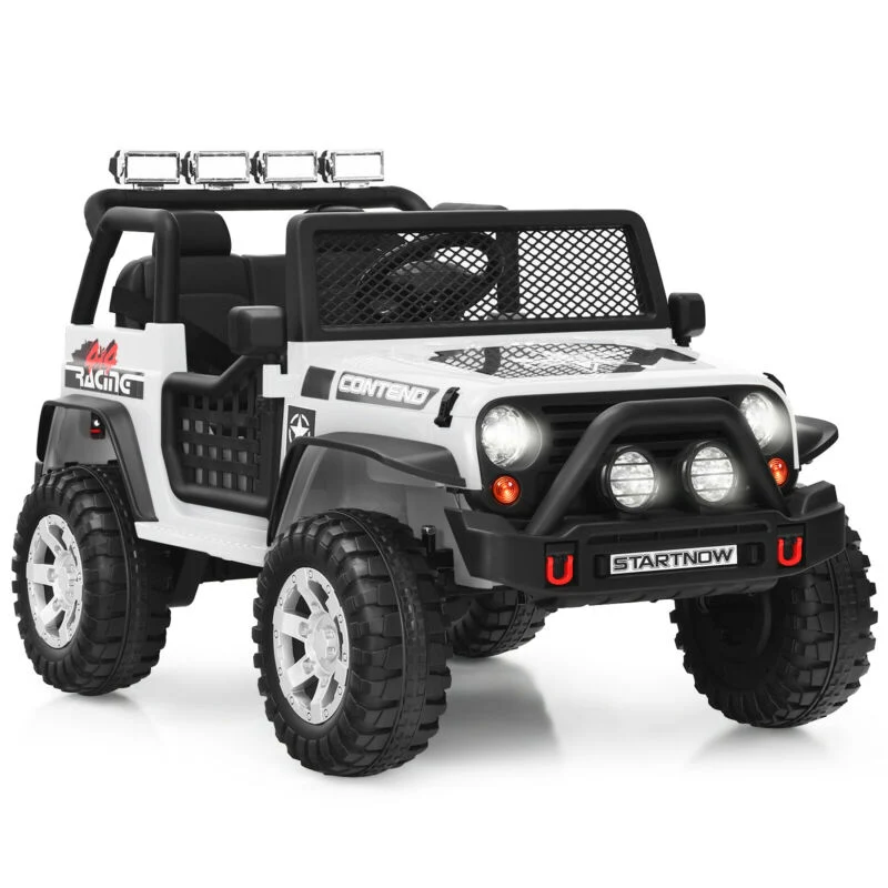 12V Kids Electric Ride On Truck with Remote Control and Operation Lever - Image 31