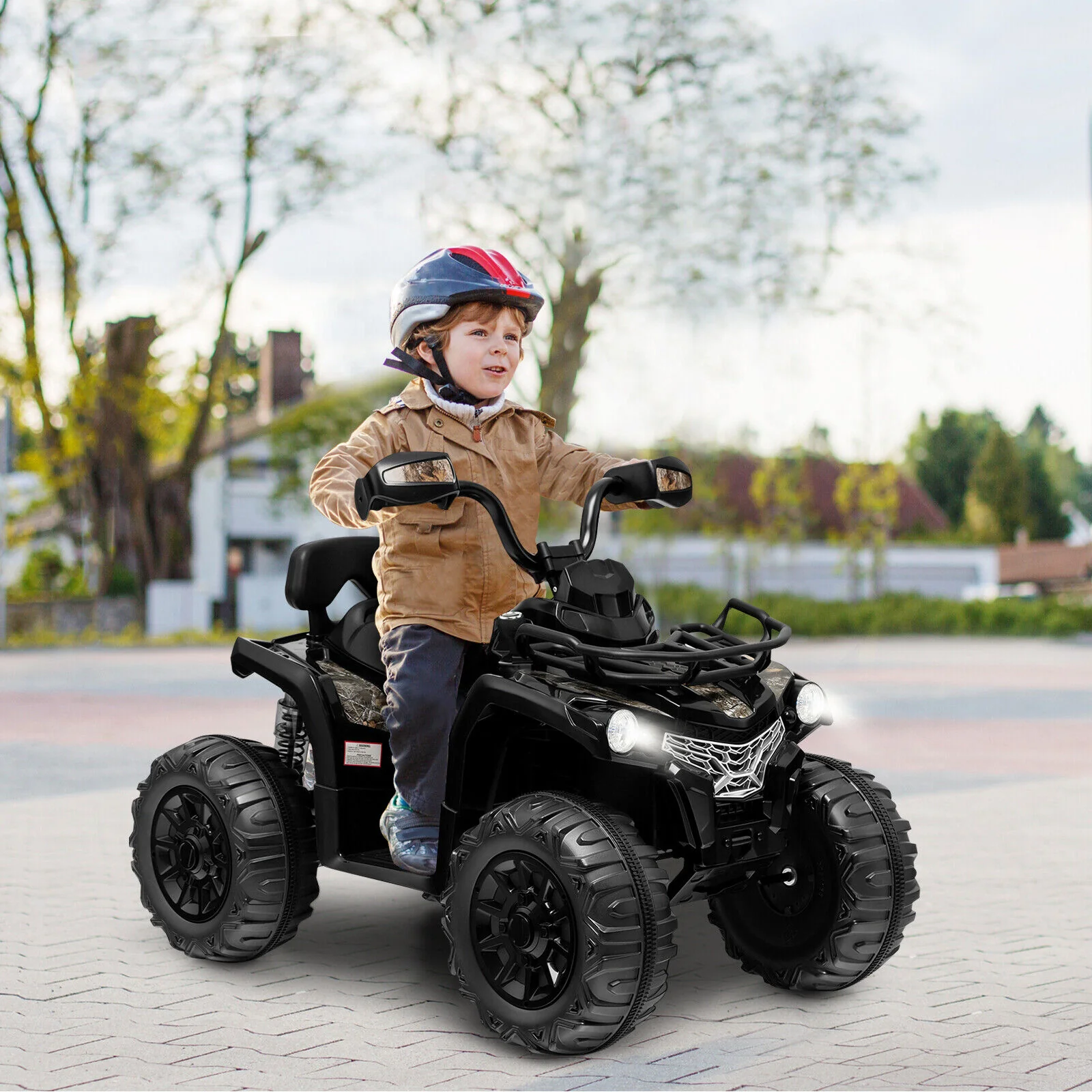 12V Kids Ride On ATV 4 Wheeler with MP3 and Headlights - Image 17