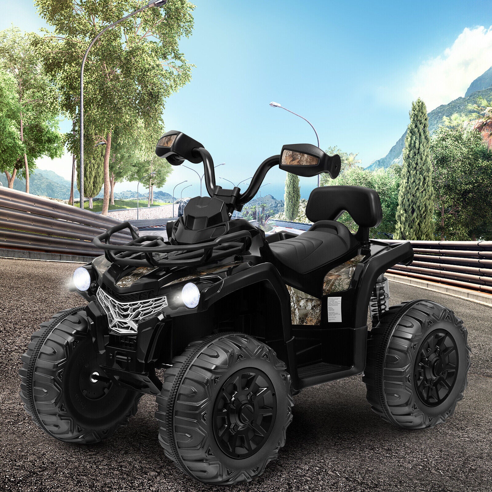 12V Kids Ride On ATV 4 Wheeler with MP3 and Headlights - Image 18