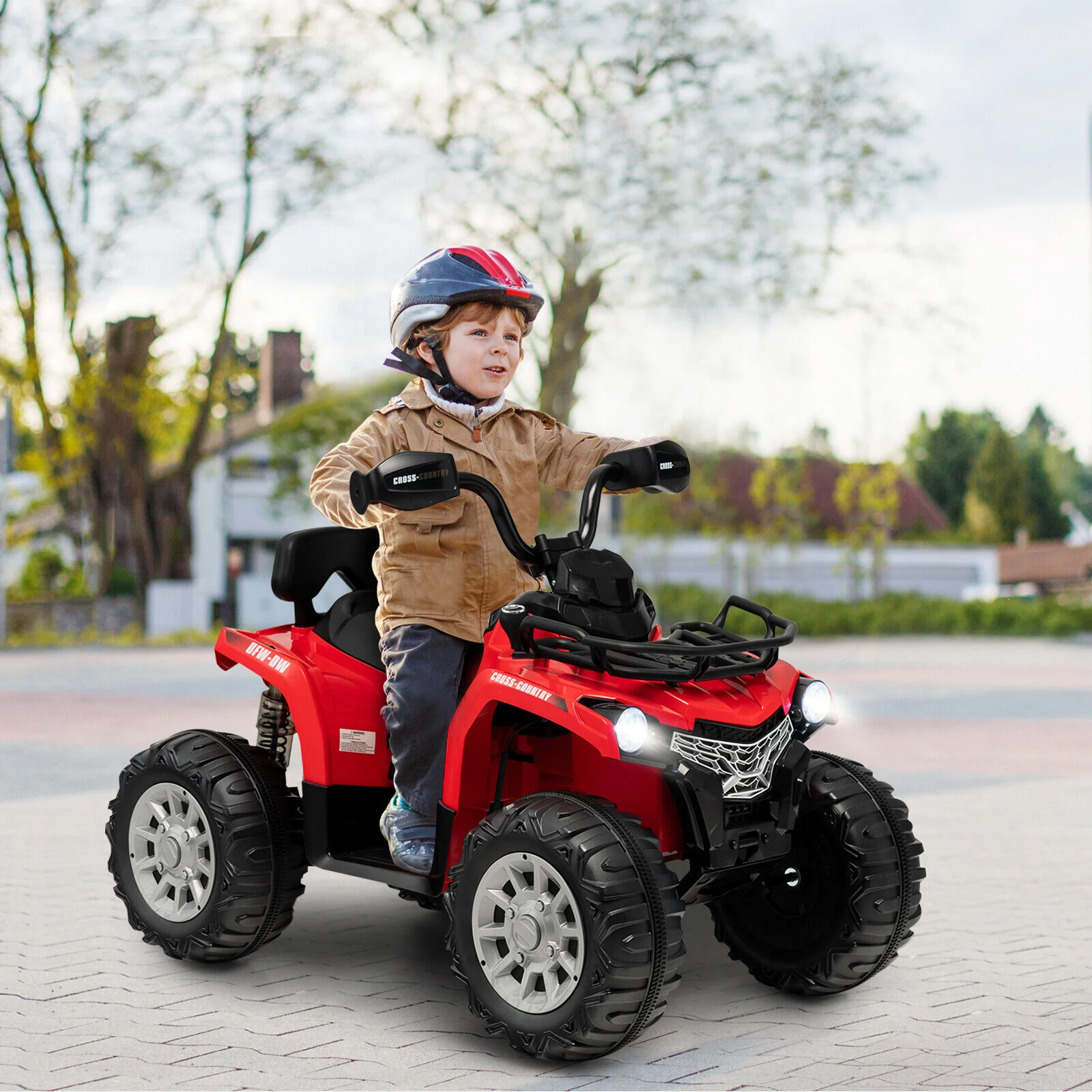 12V Kids Ride On ATV 4 Wheeler with MP3 and Headlights - Image 2