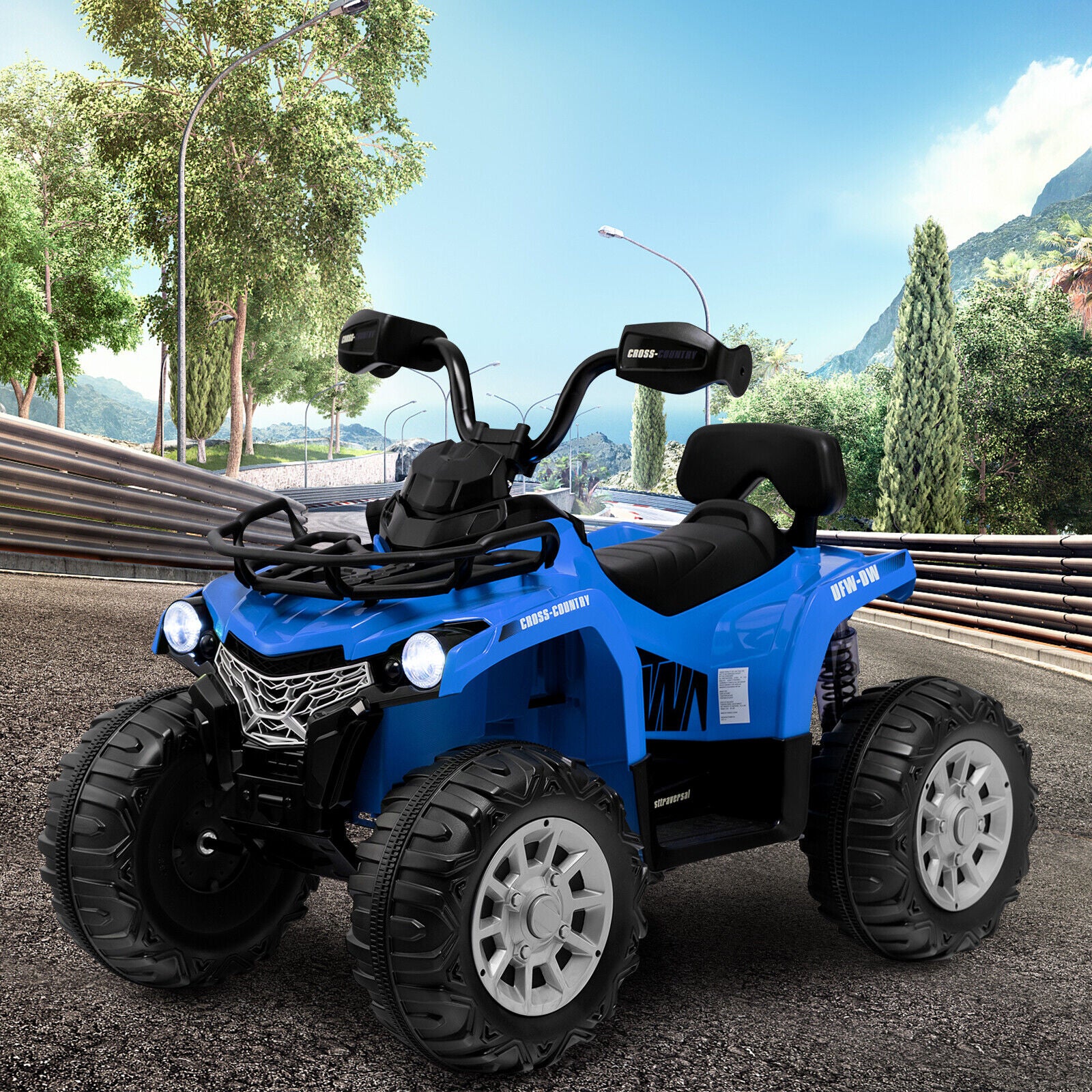12V Kids Ride On ATV 4 Wheeler with MP3 and Headlights - Image 29
