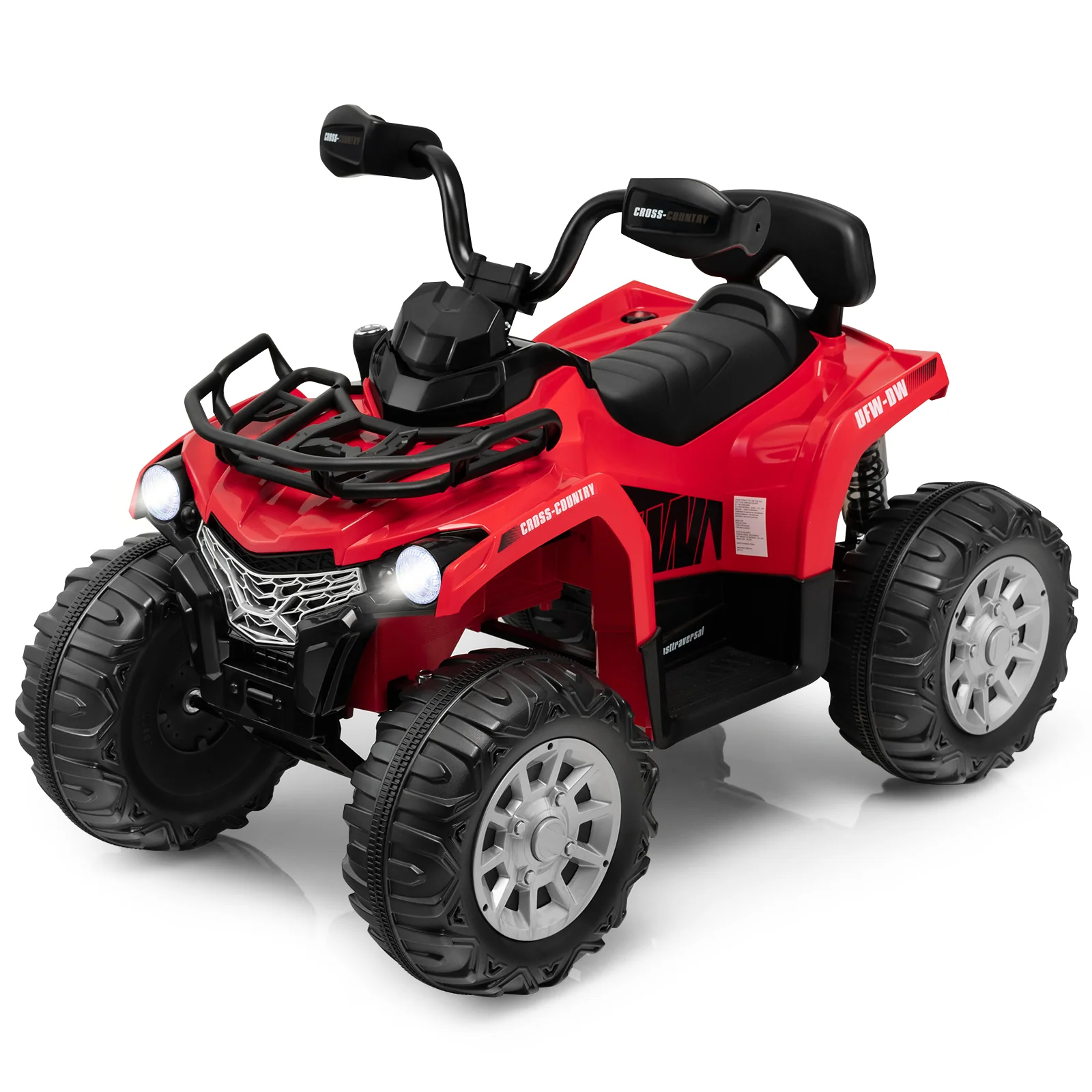 12V Kids Ride On ATV 4 Wheeler with MP3 and Headlights - Image 3