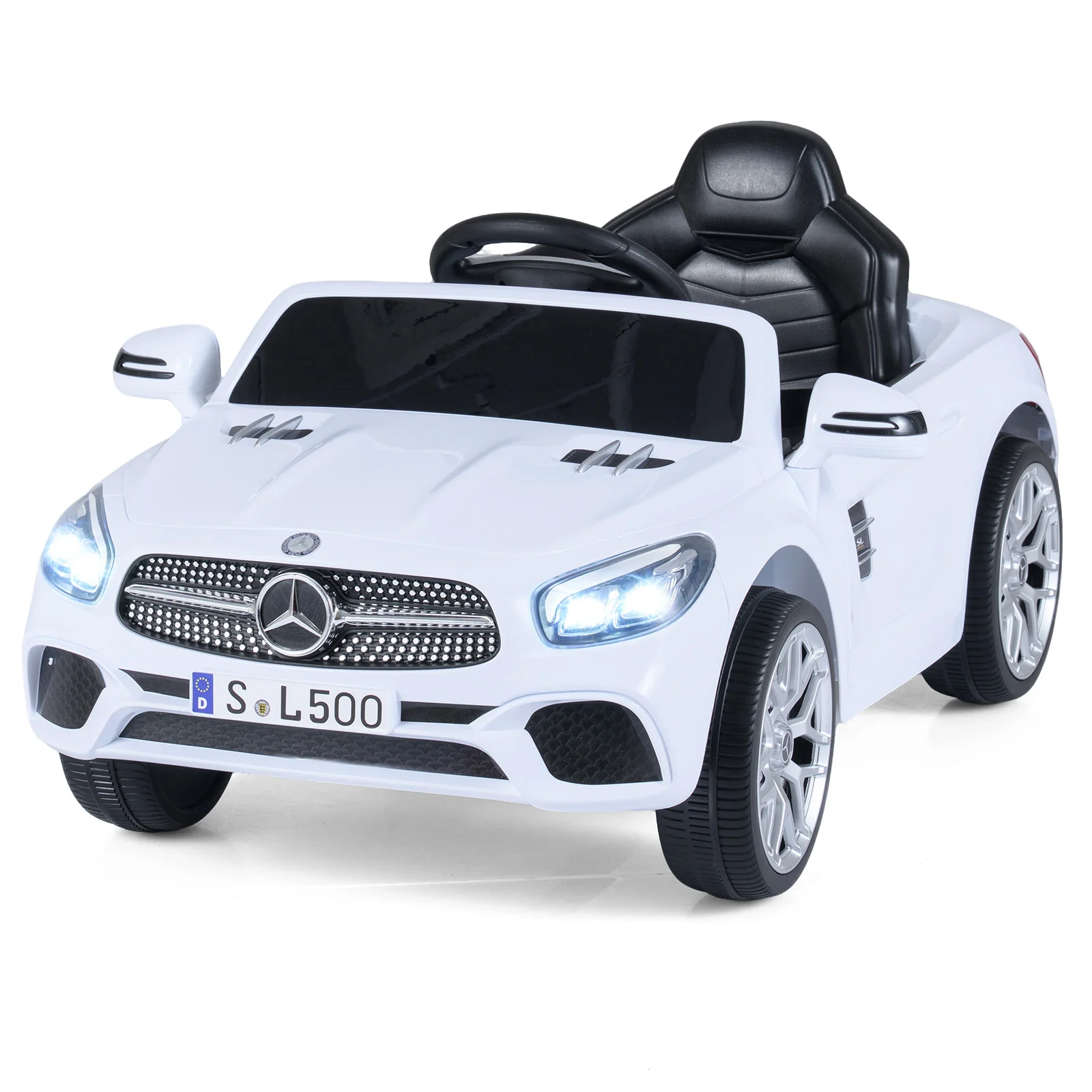 12V Kids Ride on Car Licensed Mercedes-Benz with Remote and Music - Image 2