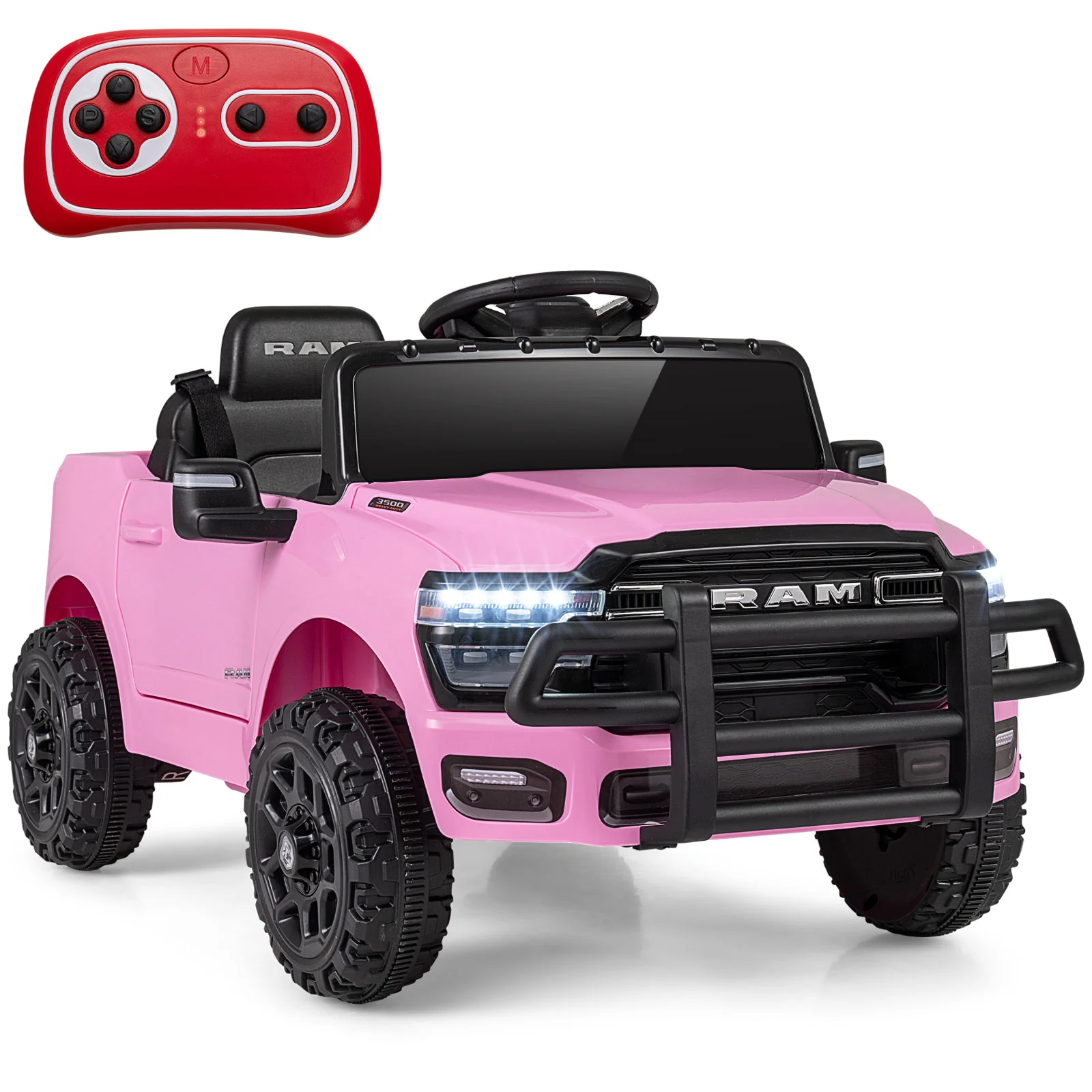 12V Kids Ride On Car Licensed RAM 3500 Electric Vehicle with Remote Control - Image 12