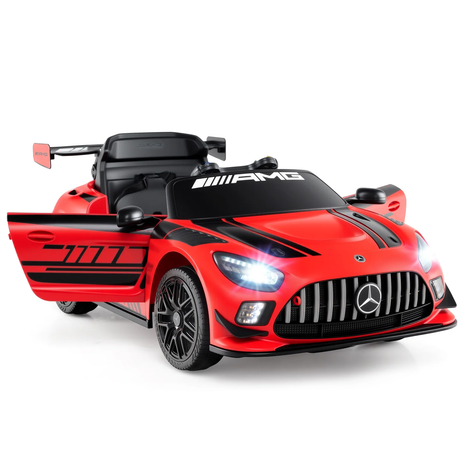 12V Kids Ride-On Car Mercedes-AMG GT3 Licensed with Adjustable Speed - Image 19