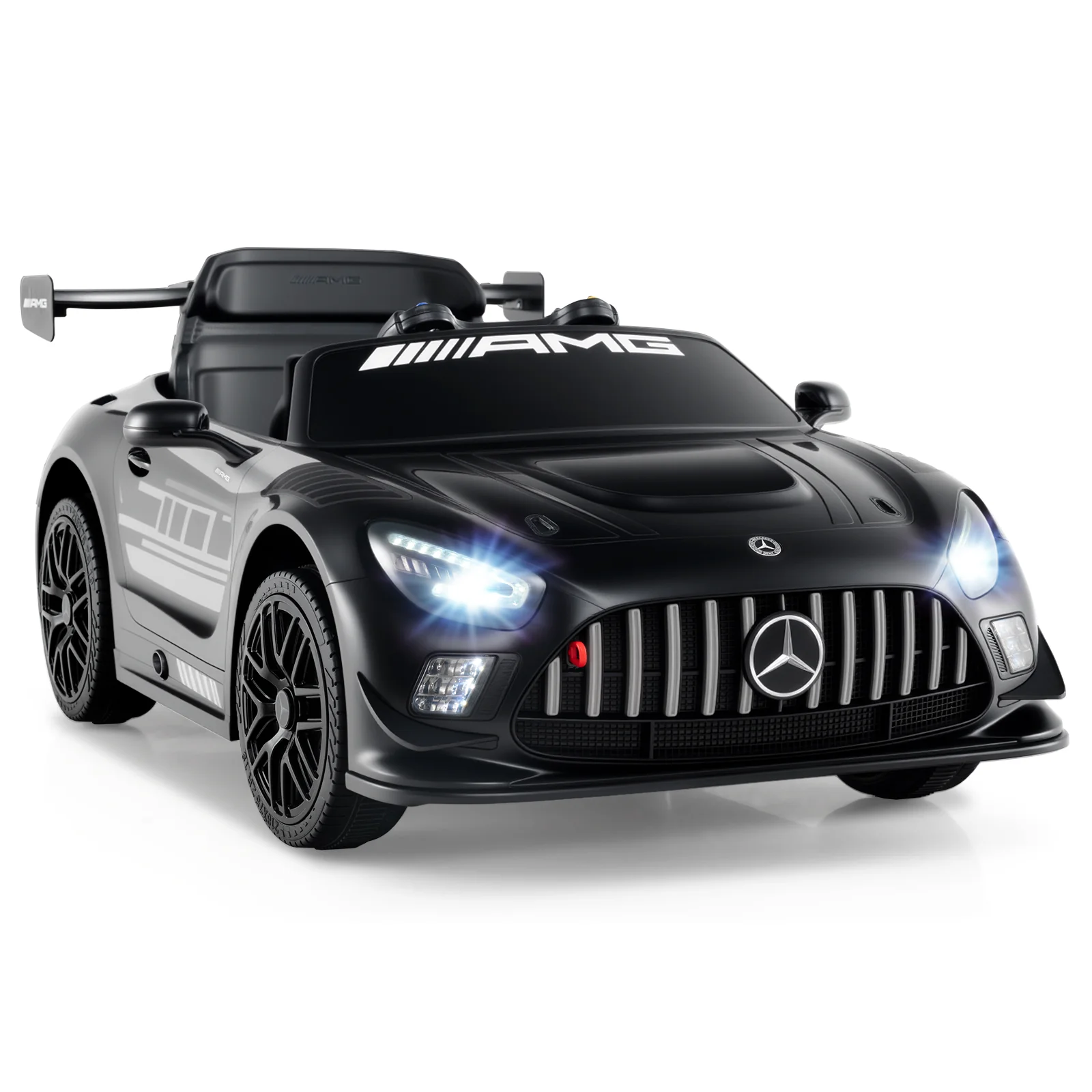 12V Kids Ride-On Car Mercedes-AMG GT3 Licensed with Adjustable Speed - Image 2