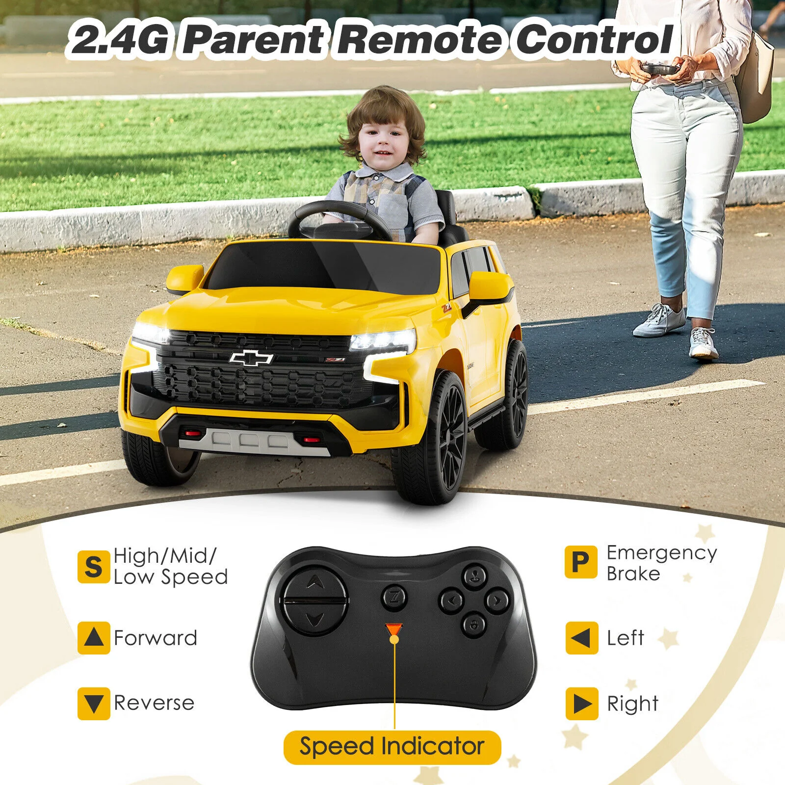 12V Kids Ride on Car with 2.4G Remote Control - Image 10