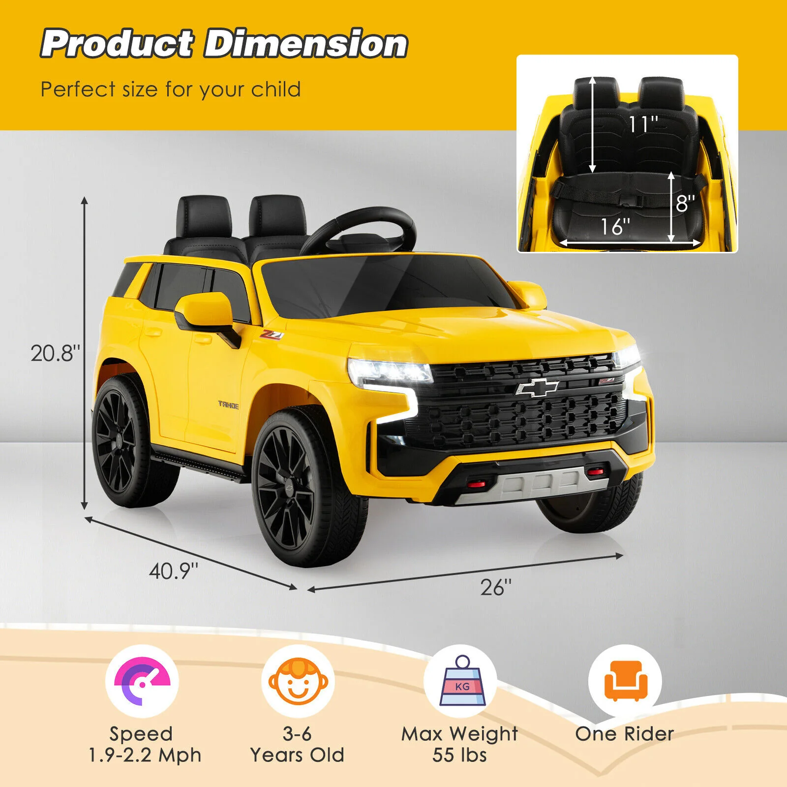 12V Kids Ride on Car with 2.4G Remote Control - Image 11