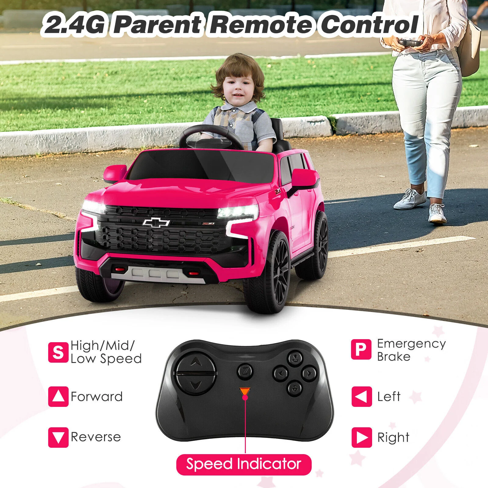 12V Kids Ride on Car with 2.4G Remote Control - Image 21