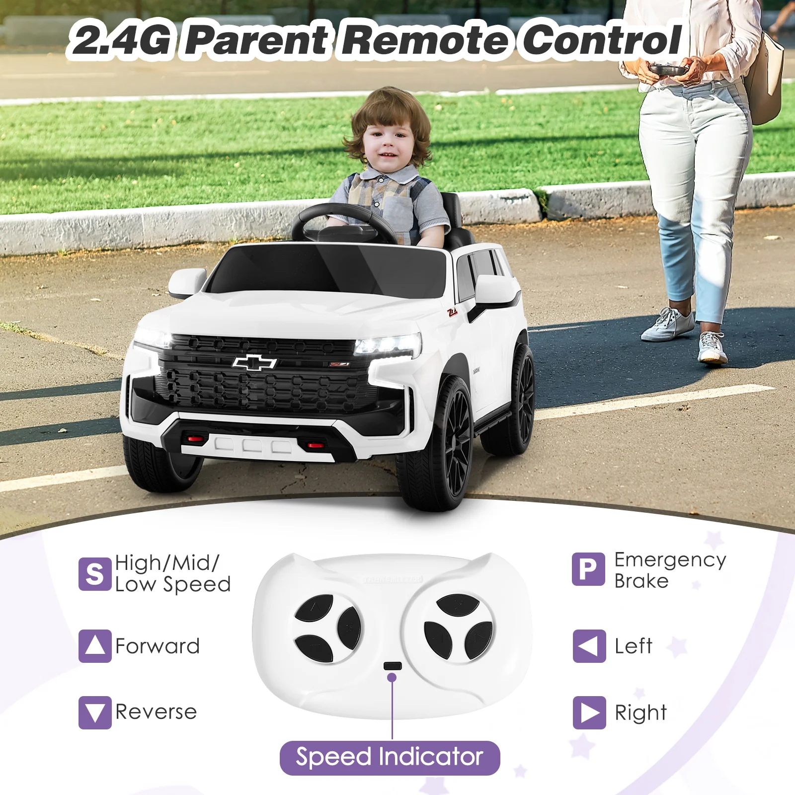 12V Kids Ride on Car with 2.4G Remote Control - Image 29
