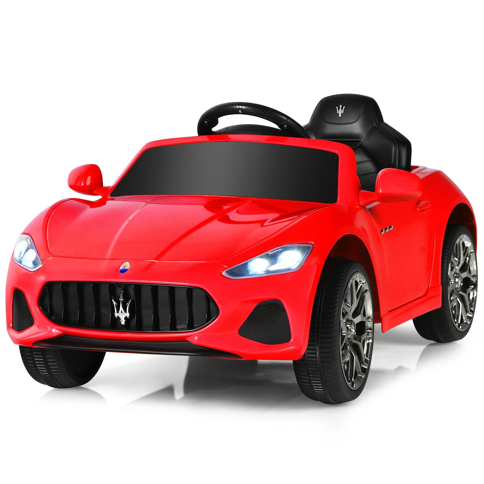 12V Kids Ride-On Car with Remote Control and Lights - Image 11