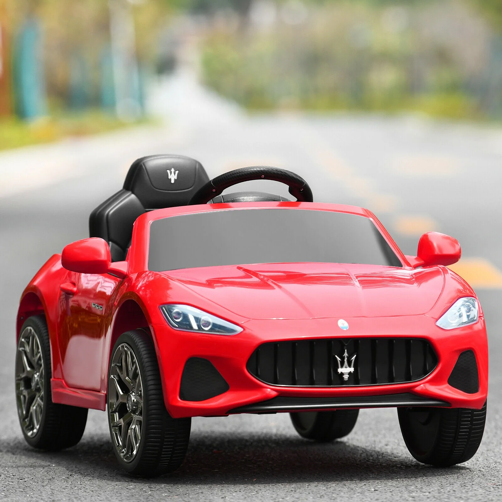 12V Kids Ride-On Car with Remote Control and Lights - Image 14