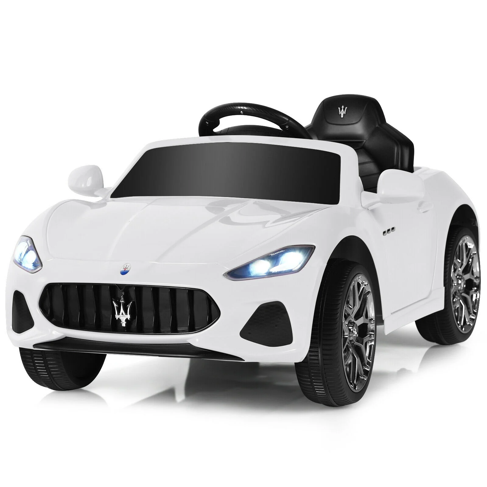 12V Kids Ride-On Car with Remote Control and Lights - Image 19