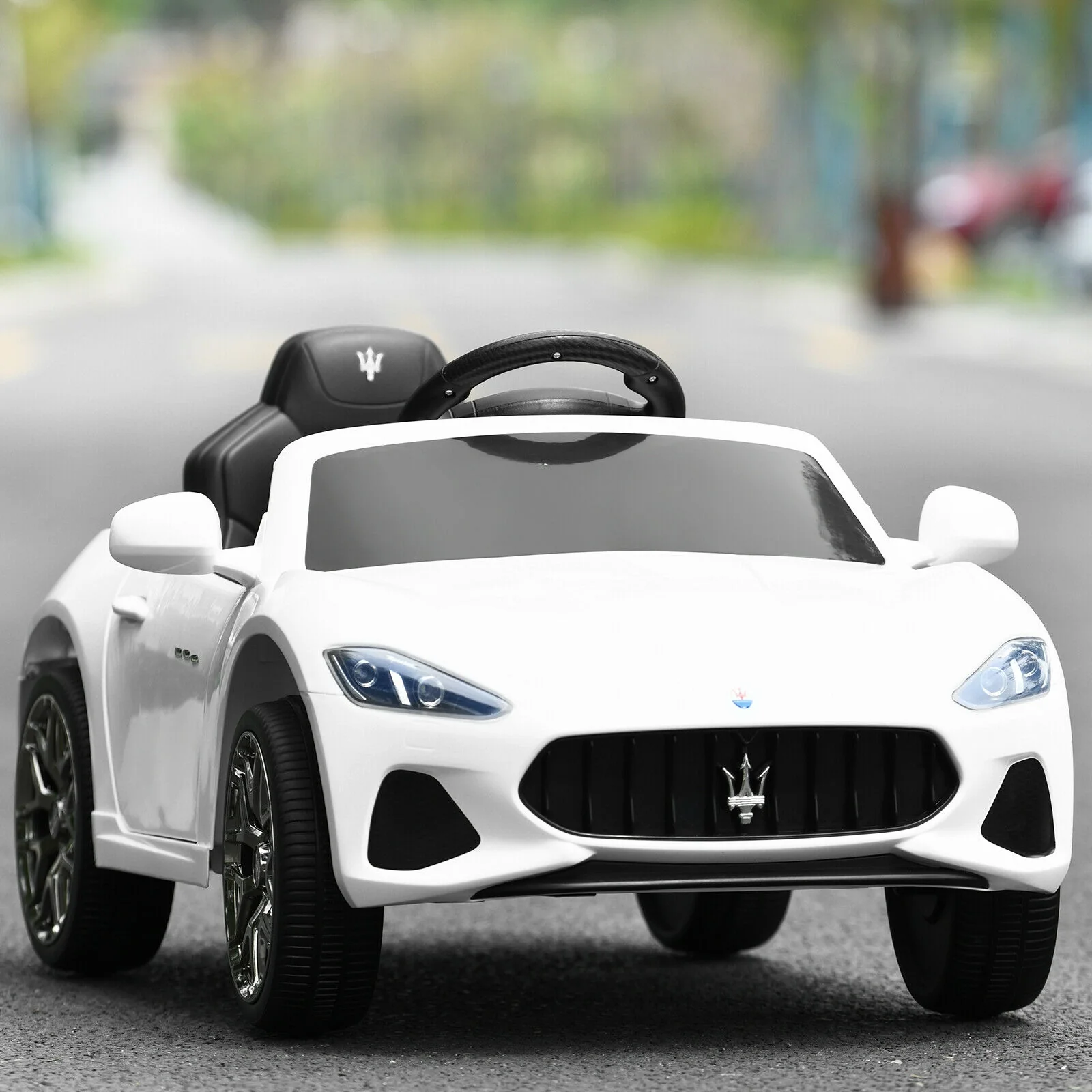 12V Kids Ride-On Car with Remote Control and Lights - Image 22