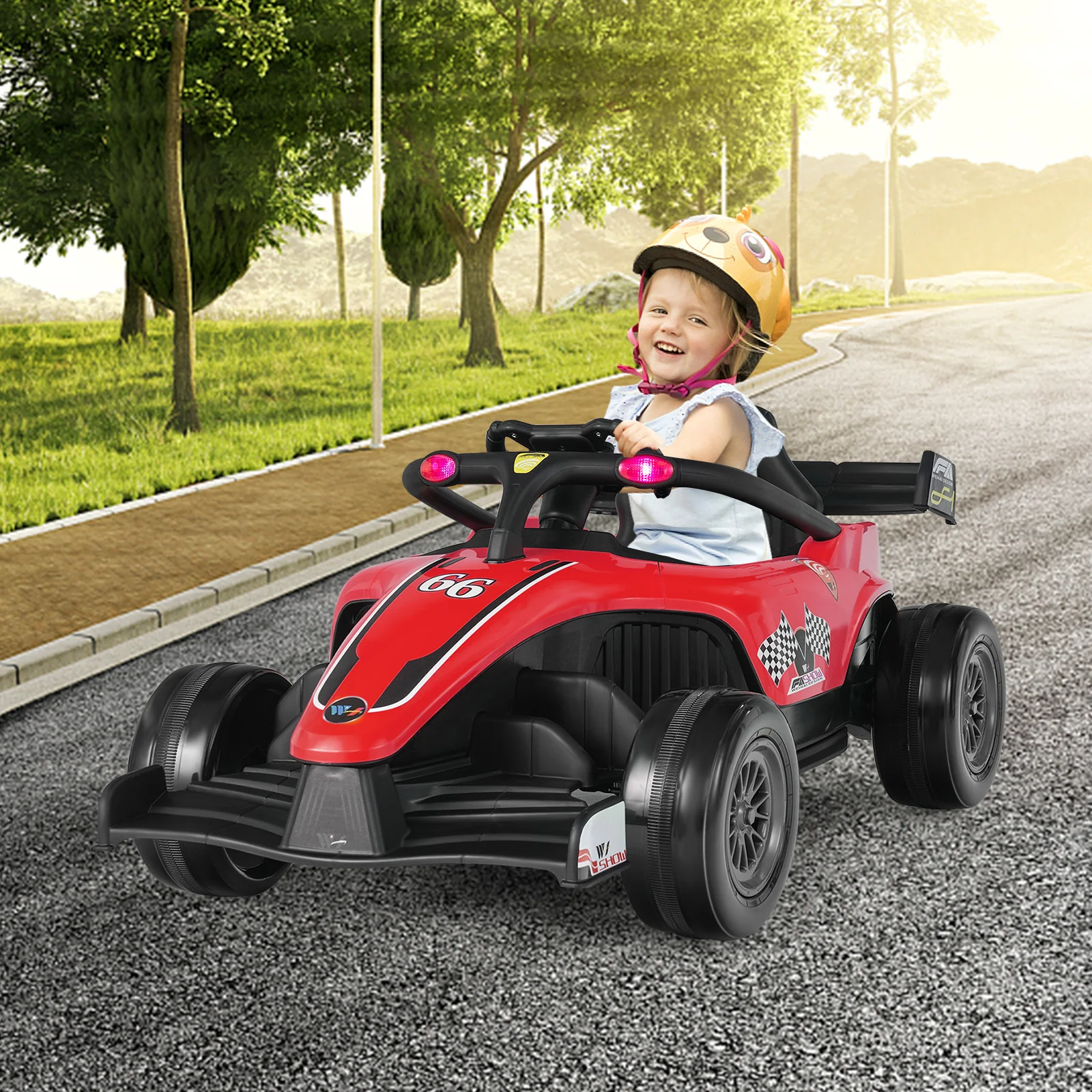 12V Kids Ride on Electric Formula Racing Car with Remote Control
