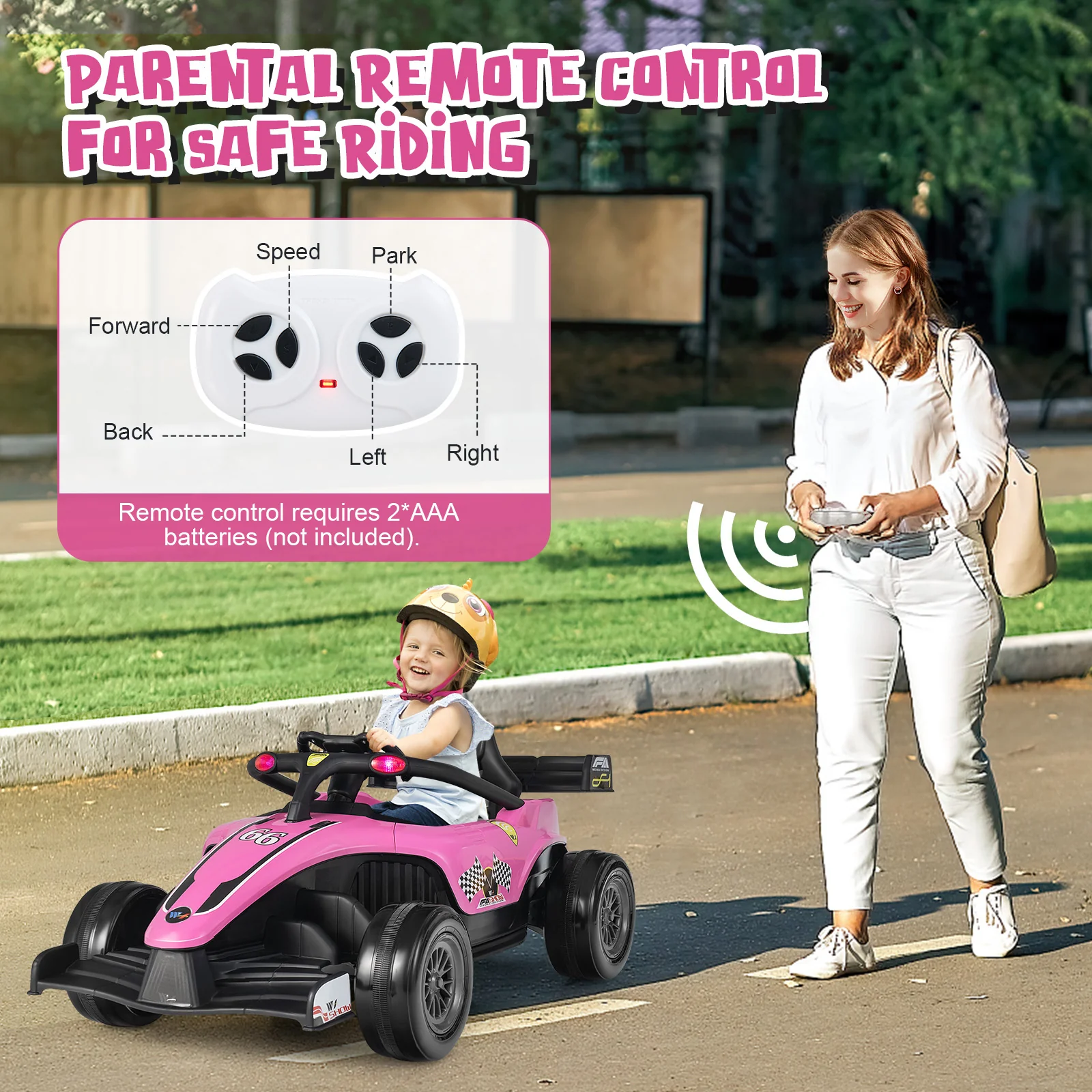 12V Kids Ride on Electric Formula Racing Car with Remote Control - Image 15