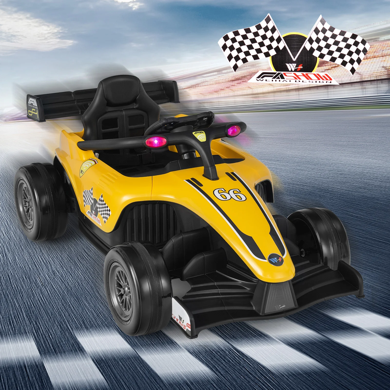 12V Kids Ride on Electric Formula Racing Car with Remote Control - Image 21