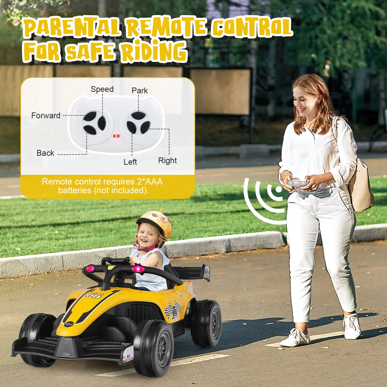 12V Kids Ride on Electric Formula Racing Car with Remote Control - Image 23
