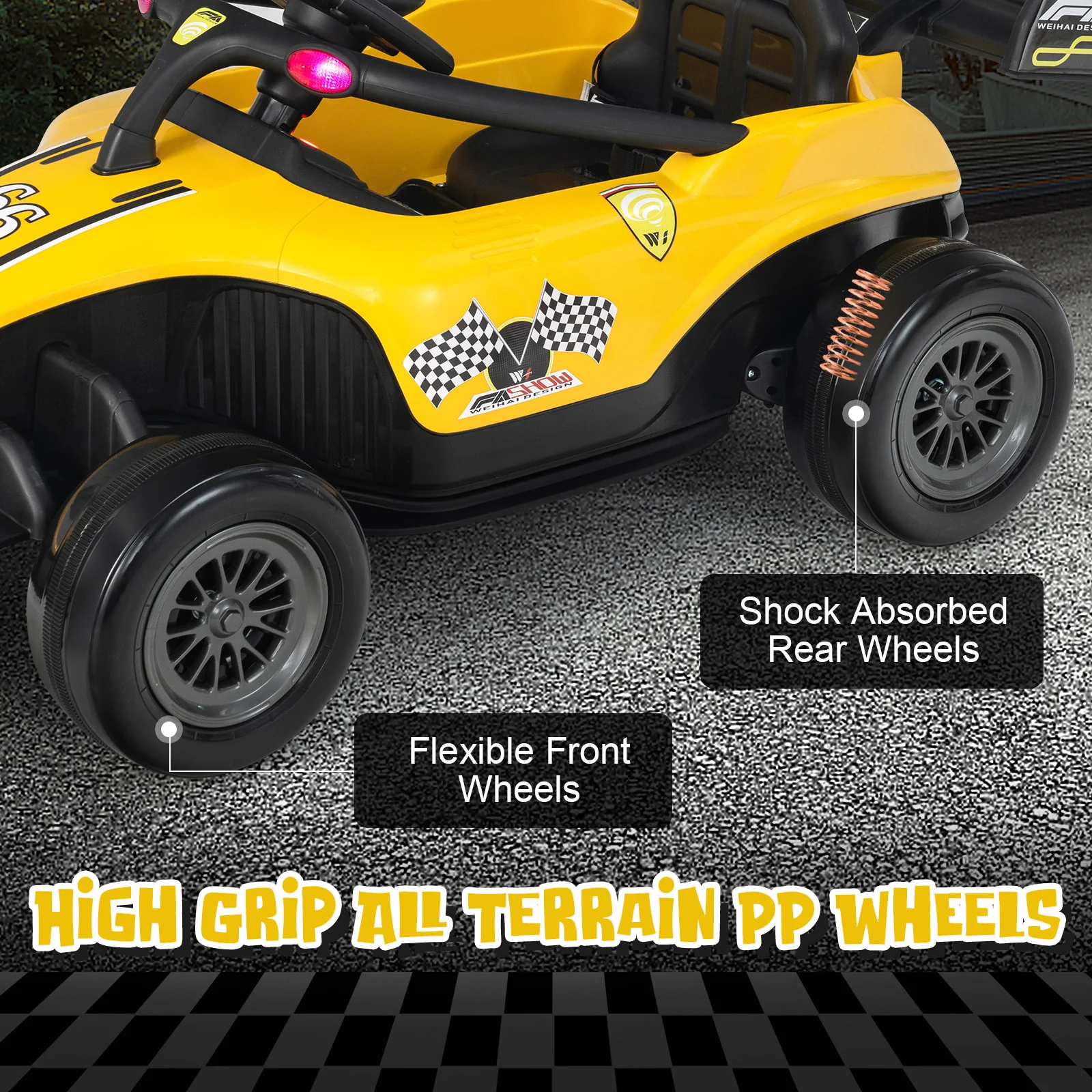 12V Kids Ride on Electric Formula Racing Car with Remote Control - Image 24