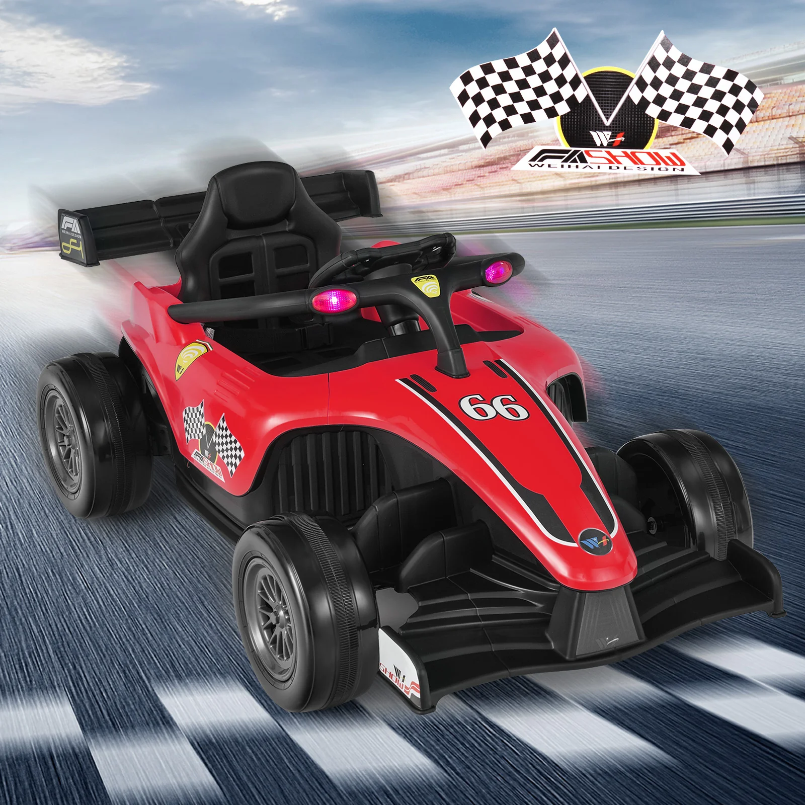 12V Kids Ride on Electric Formula Racing Car with Remote Control - Image 5