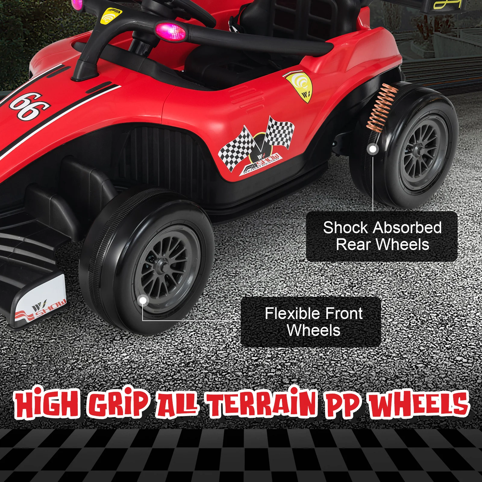 12V Kids Ride on Electric Formula Racing Car with Remote Control - Image 8