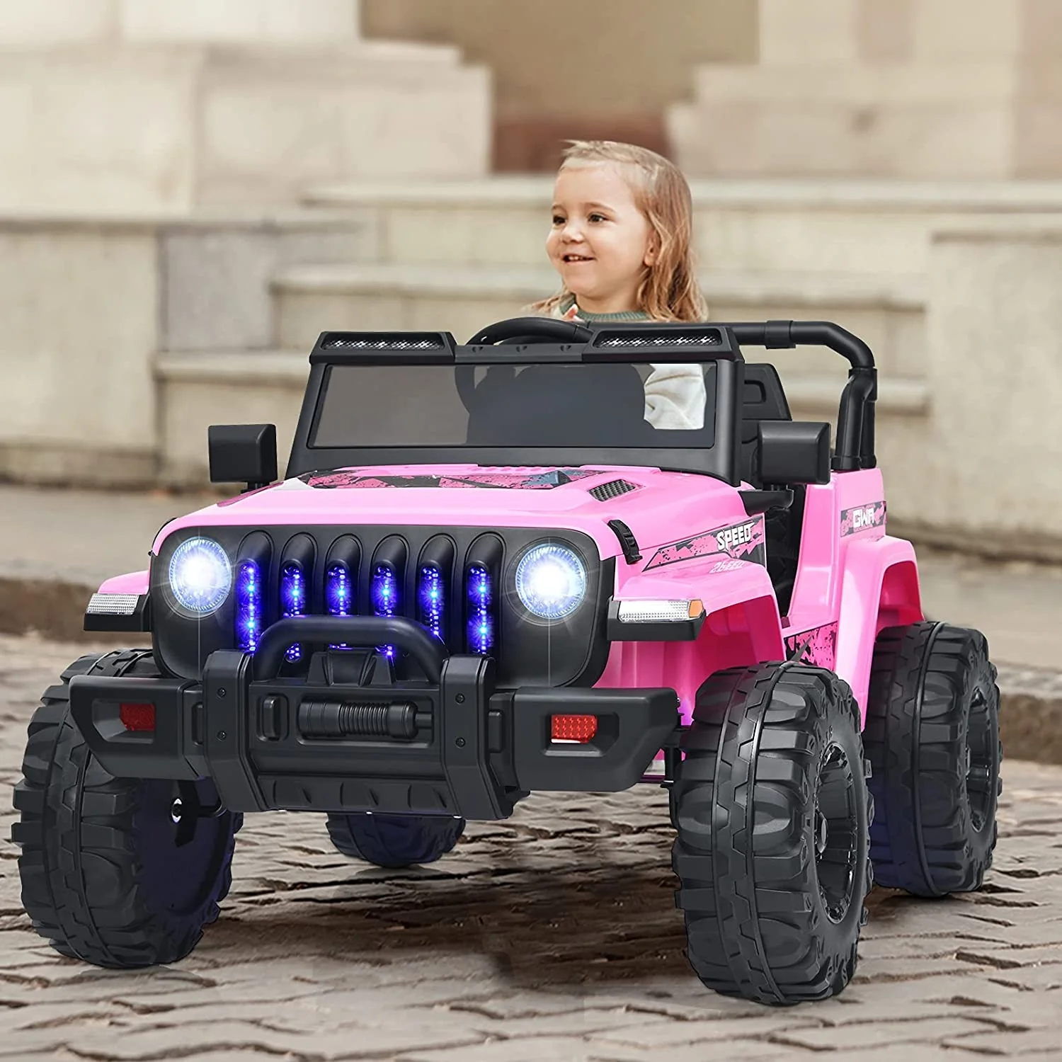 12V Kids Ride-on Jeep Car with 2.4 G Remote Control - Image 22