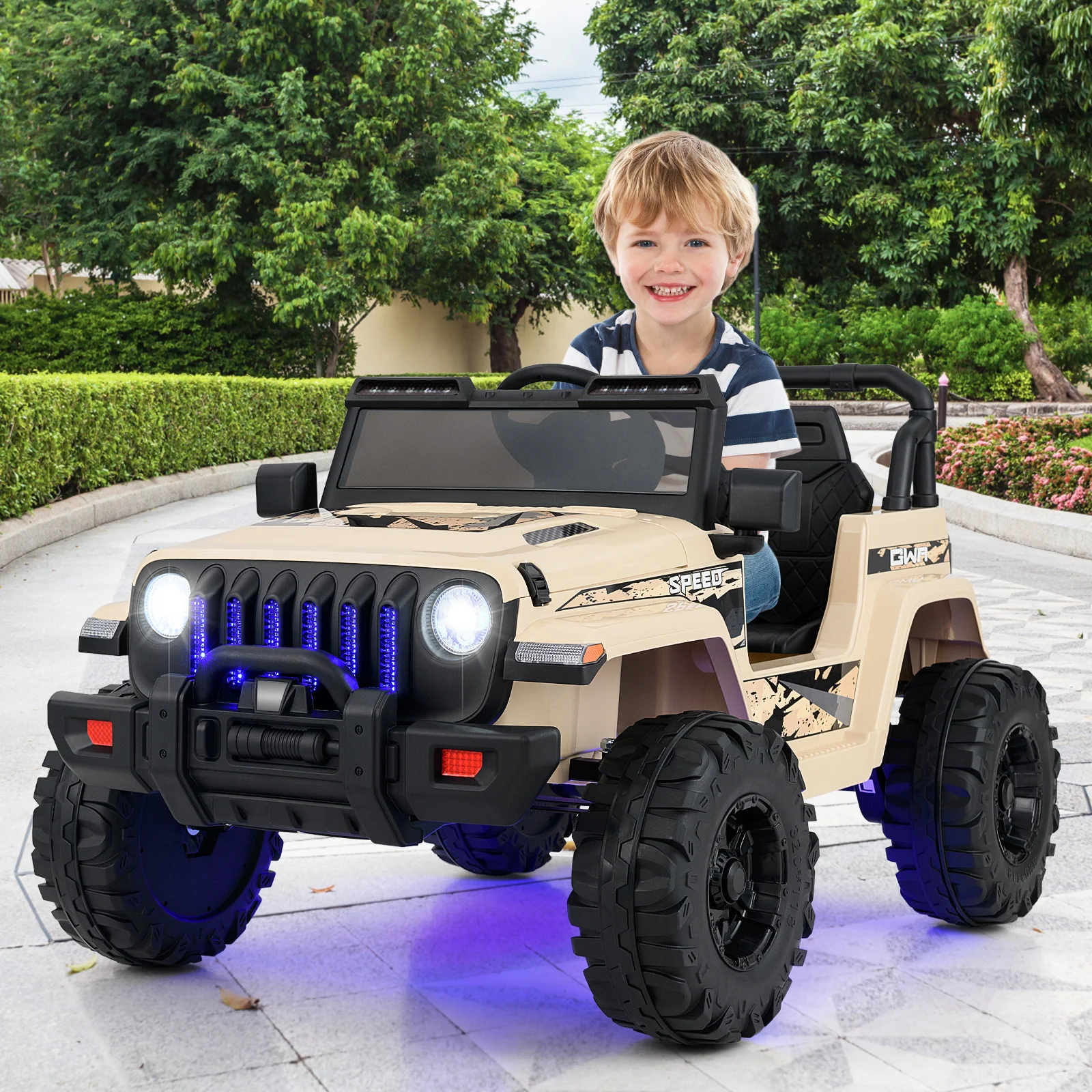 12V Kids Ride-on Jeep Car with 2.4 G Remote Control - Image 69