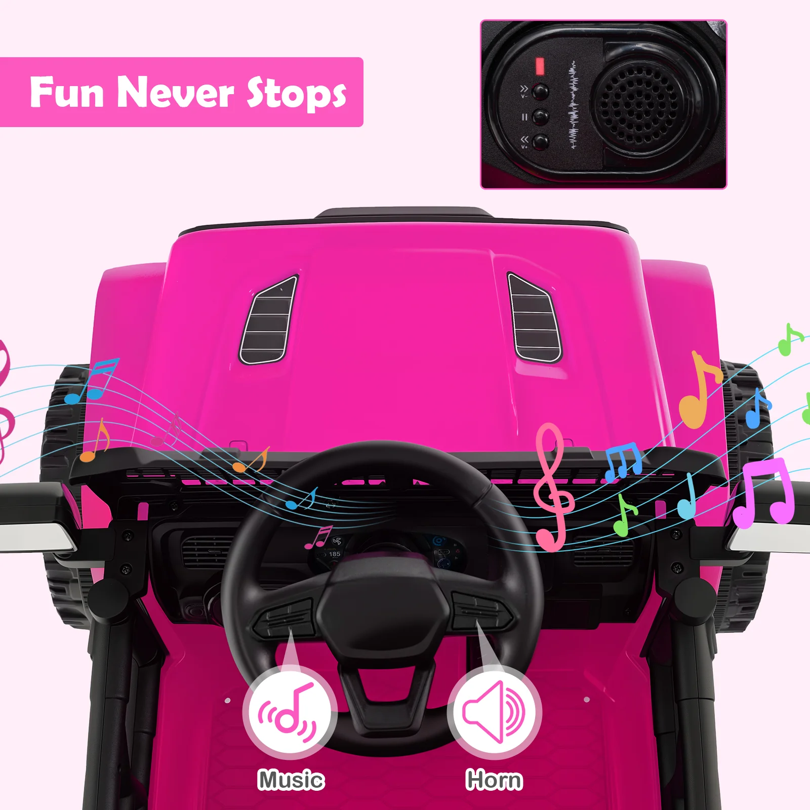 12V Kids Ride on Truck Car Battery Powered Electric Vehicle - Image 24