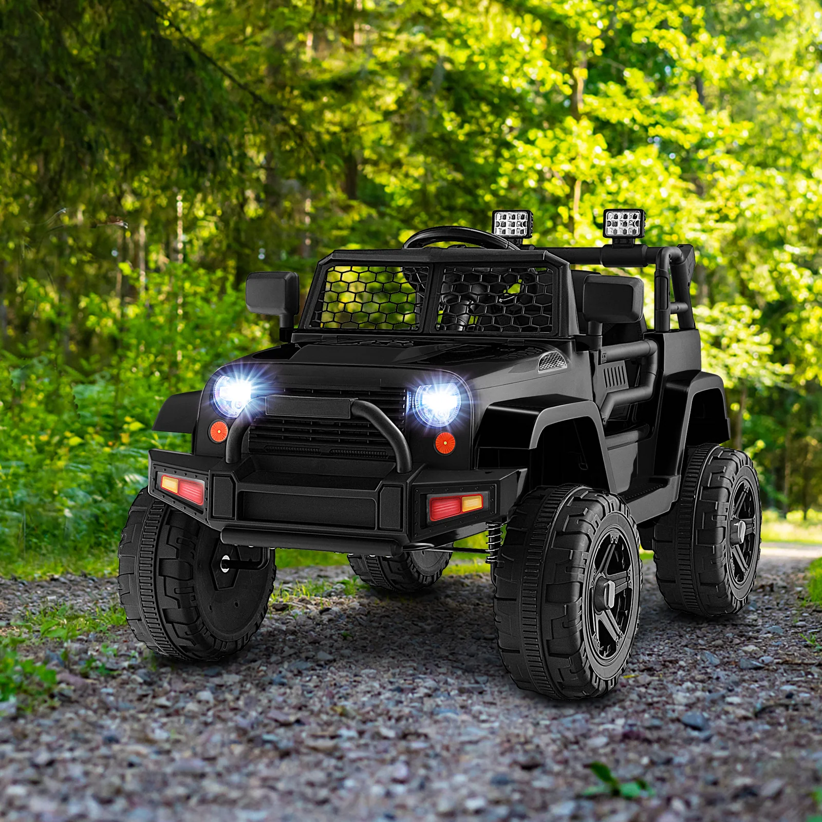 12V Kids Ride On Truck with Remote Control and Headlights