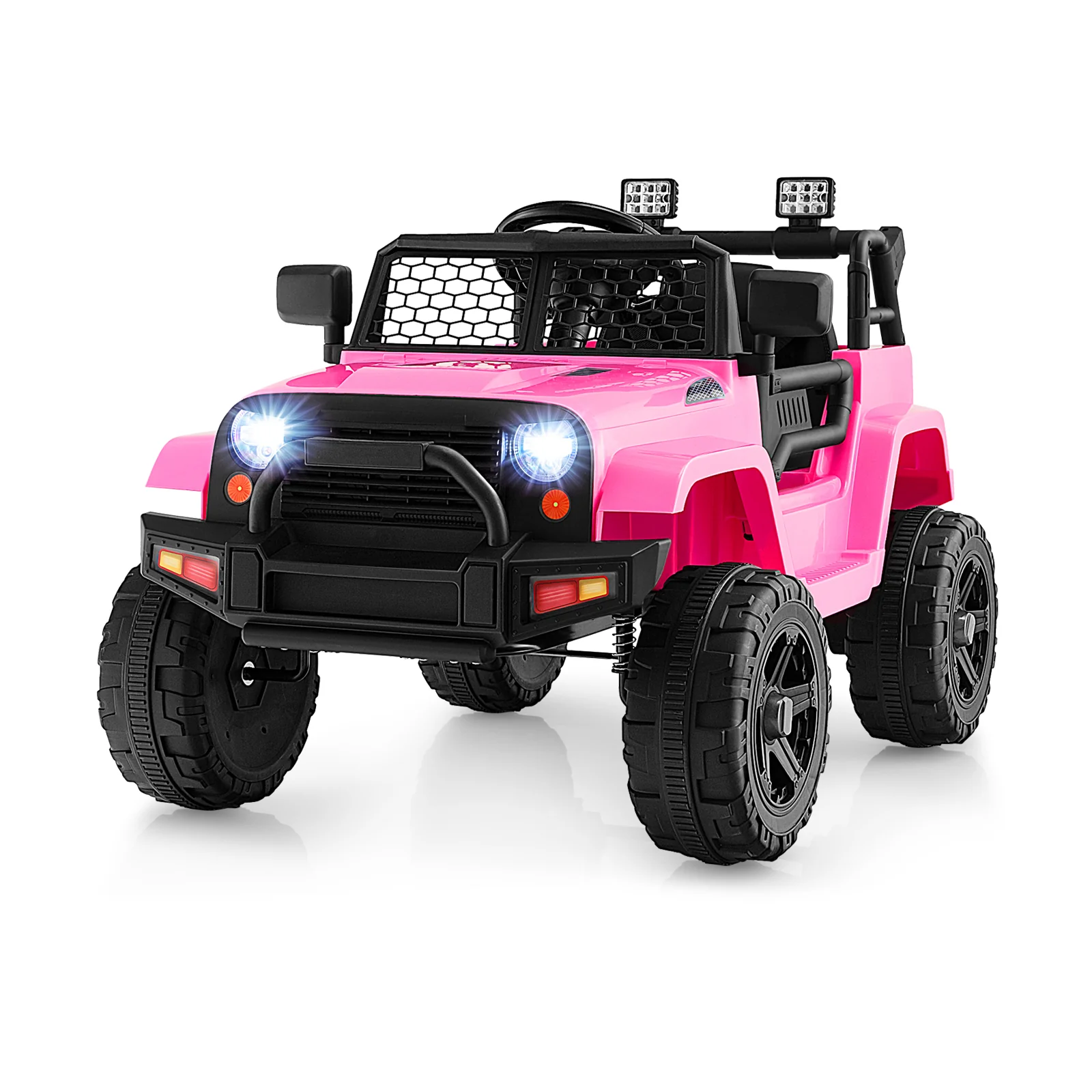 12V Kids Ride On Truck with Remote Control and Headlights - Image 11