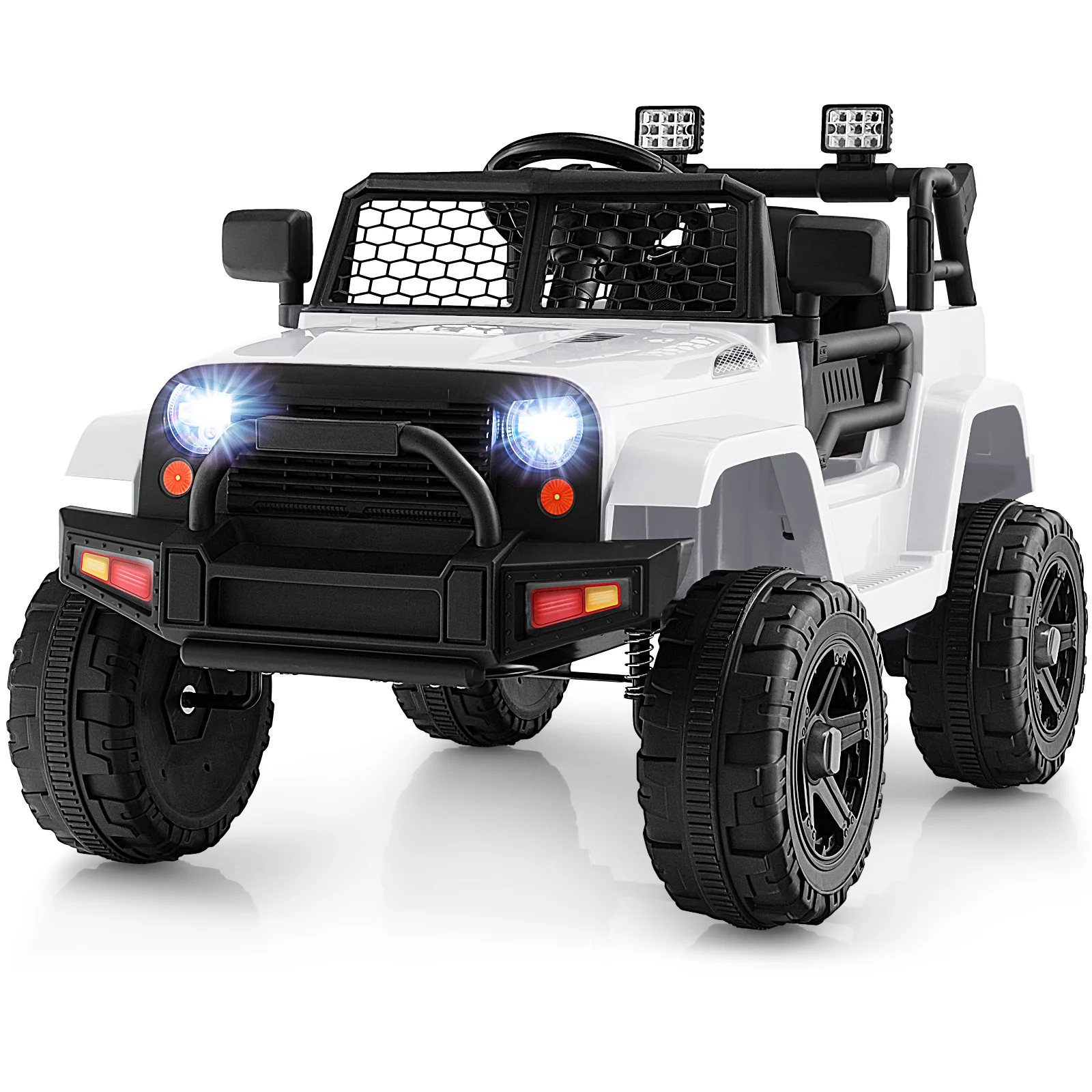 12V Kids Ride On Truck with Remote Control and Headlights - Image 19