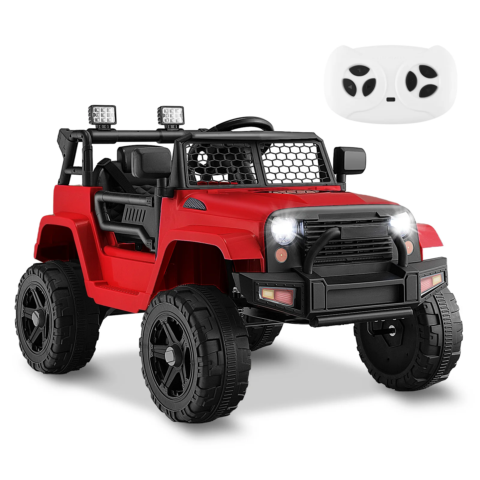 12V Kids Ride On Truck with Remote Control and Headlights - Image 28