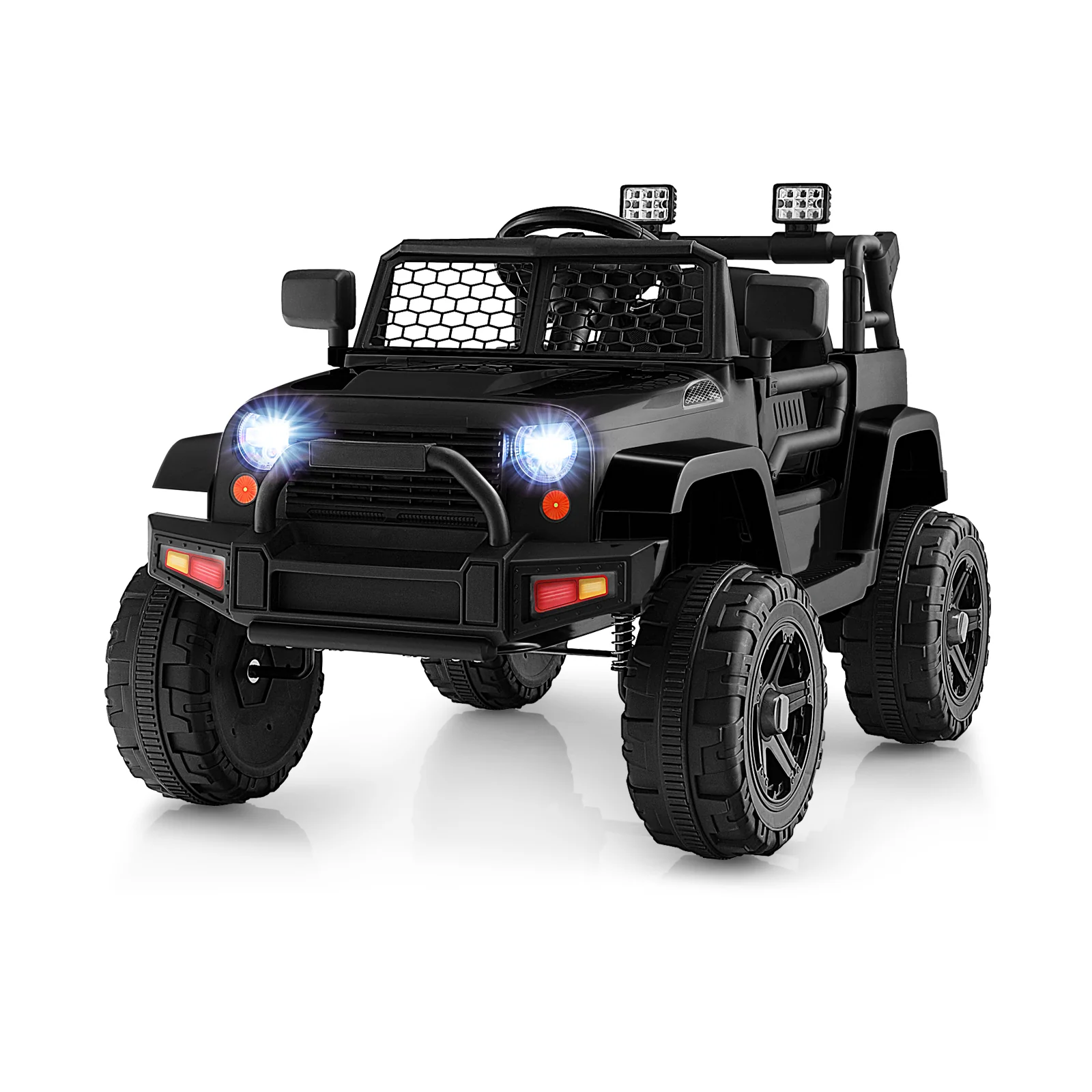 12V Kids Ride On Truck with Remote Control and Headlights - Image 3