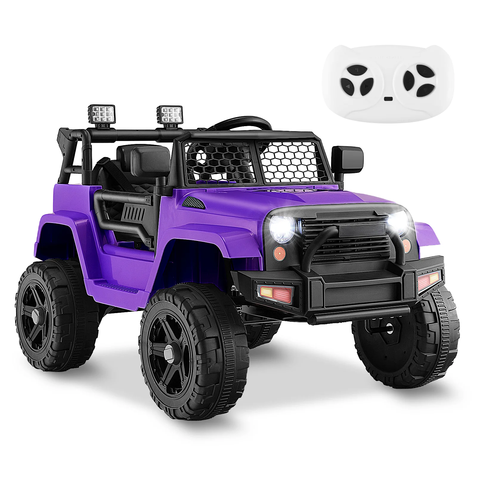 12V Kids Ride On Truck with Remote Control and Headlights - Image 34